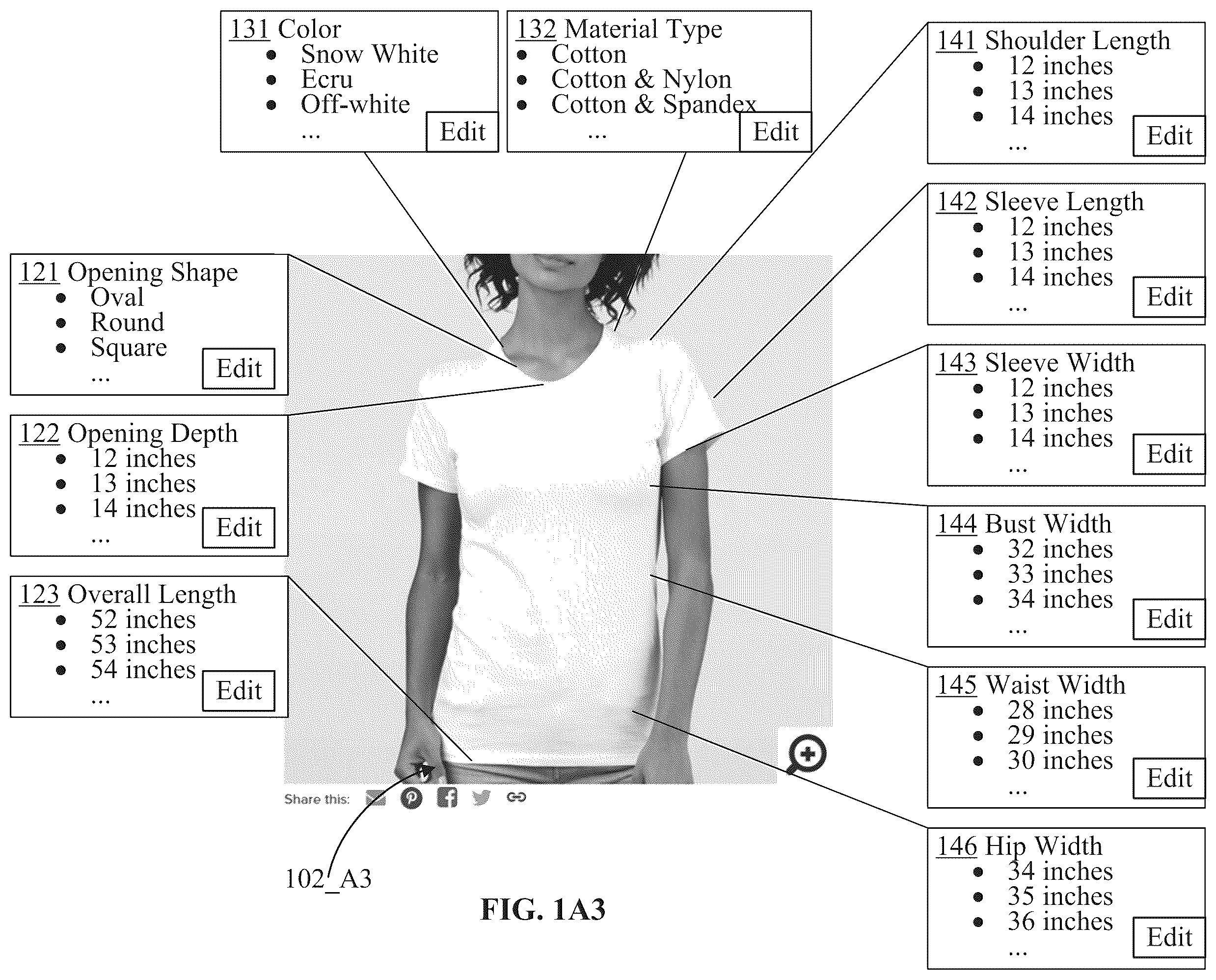 Patent US12147659 Figure 4 – Parametric modeling