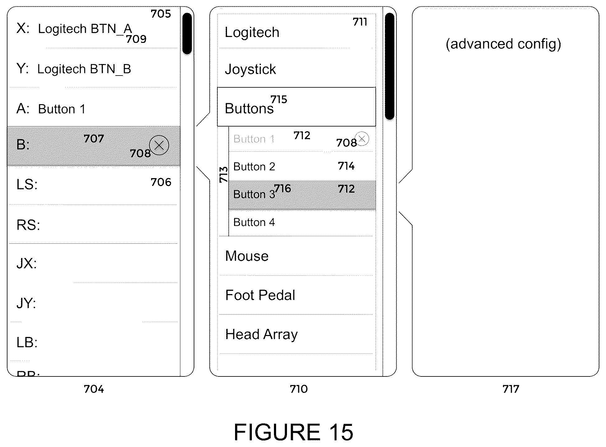 Patent US12147665 Figure 15 – System and method for converting input from alternate input devices