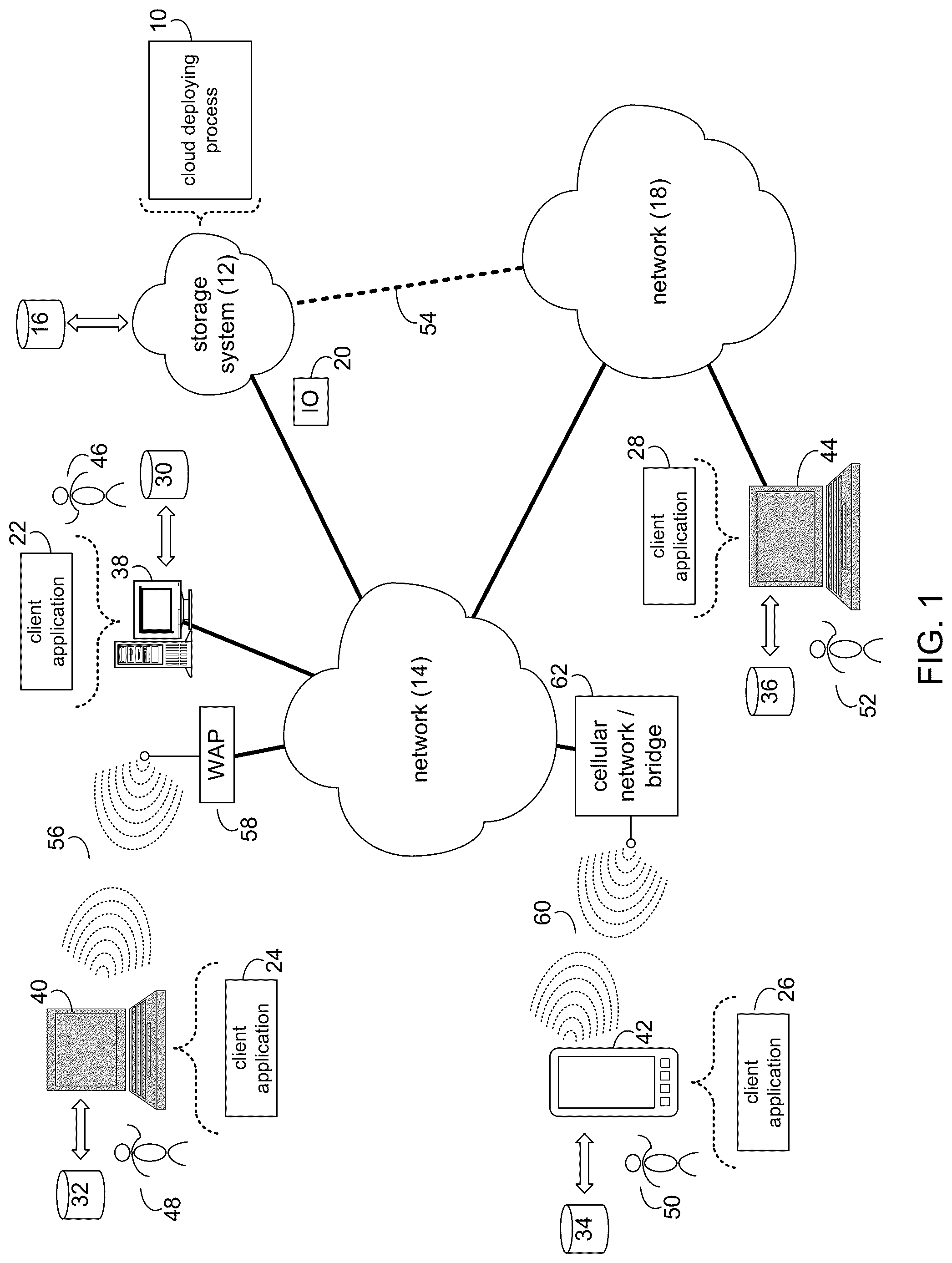 Patent US12147687 Figure 1 – System and method for dynamic cloud-based storage system deployment