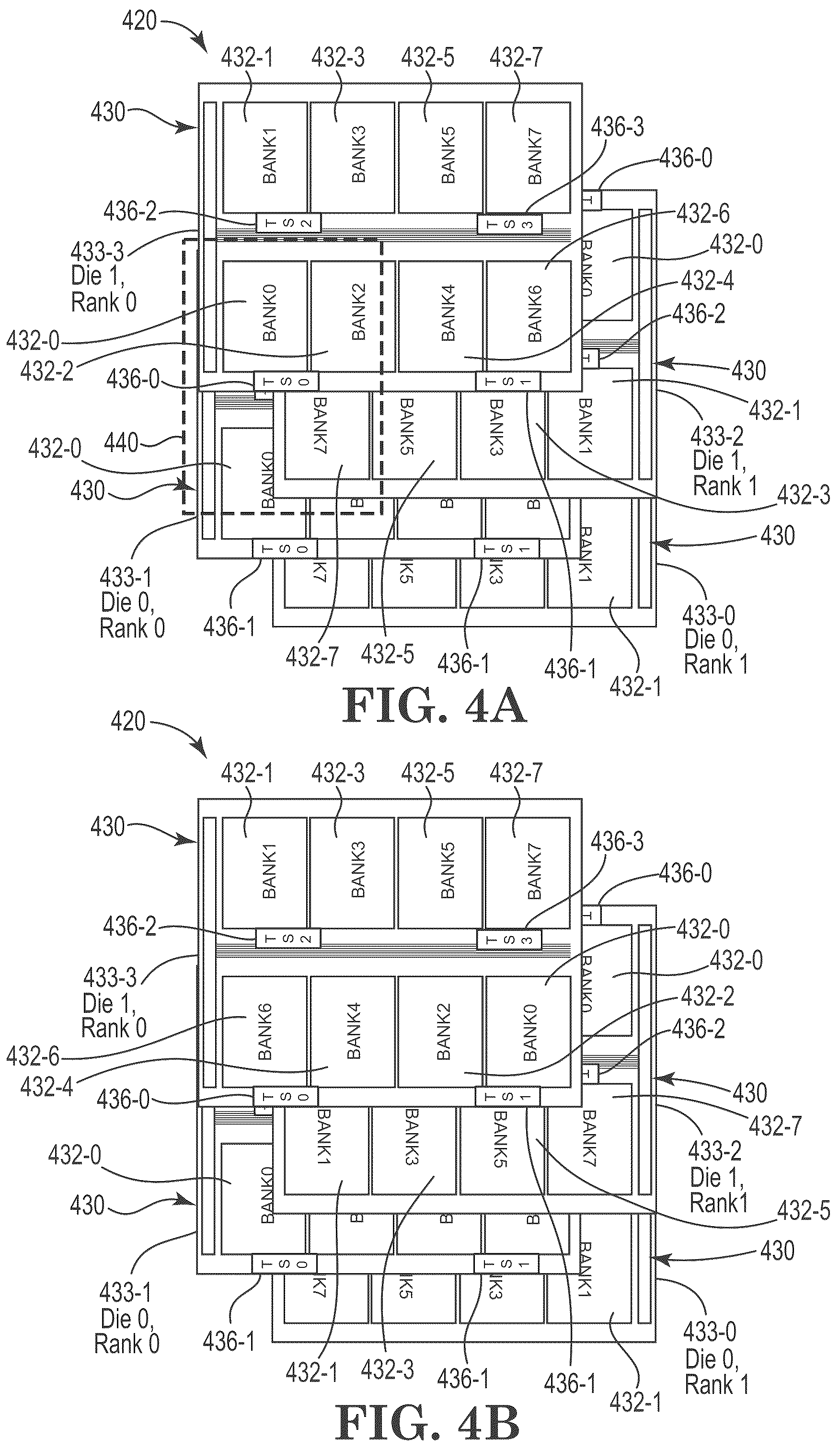 Patent US12147691 Figure 6 – Bank remapping based on sensed temperature
