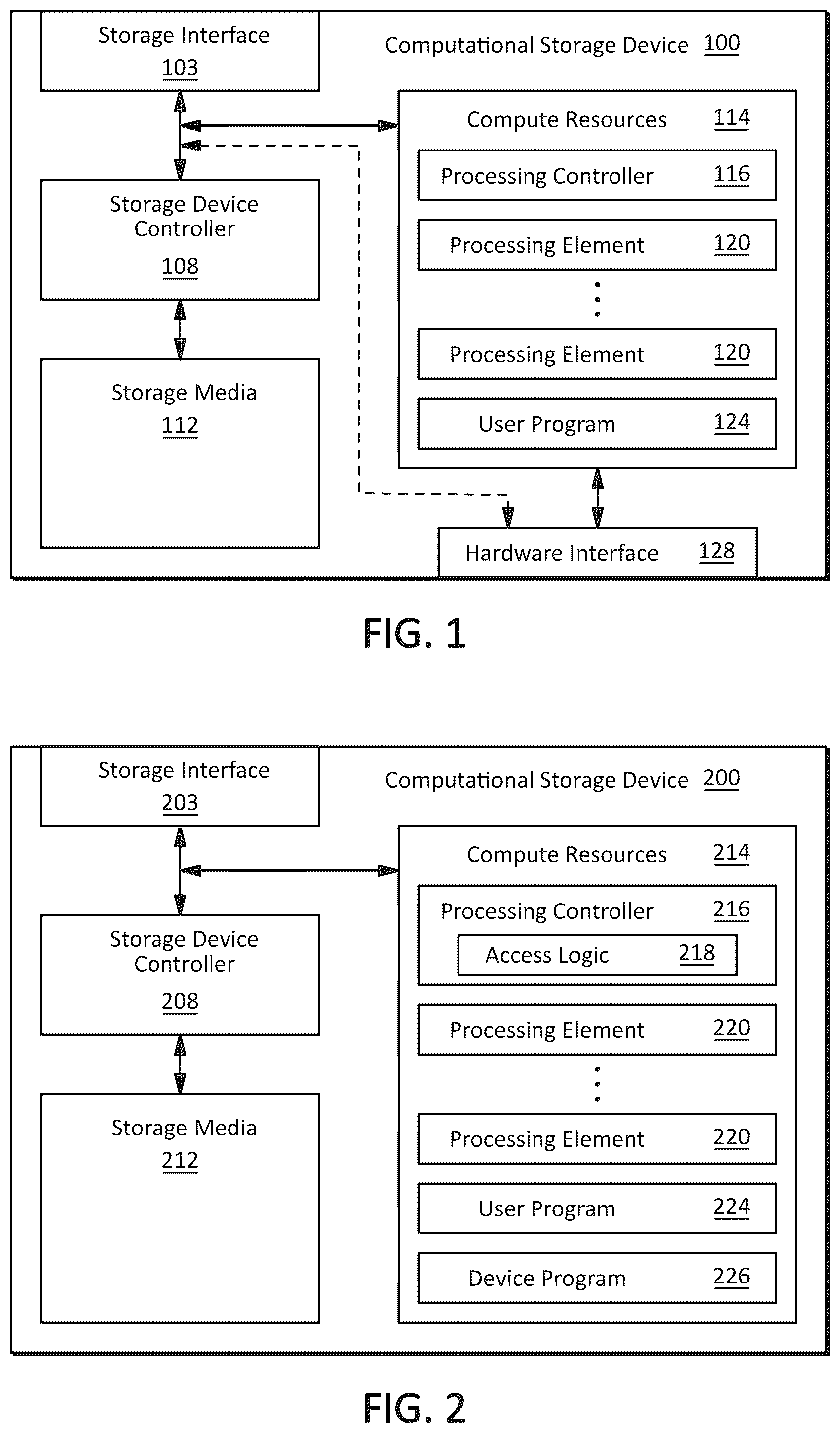 Patent US12147701 — Systems, methods, and devices for accessing a device program on a storage device — Figure 1