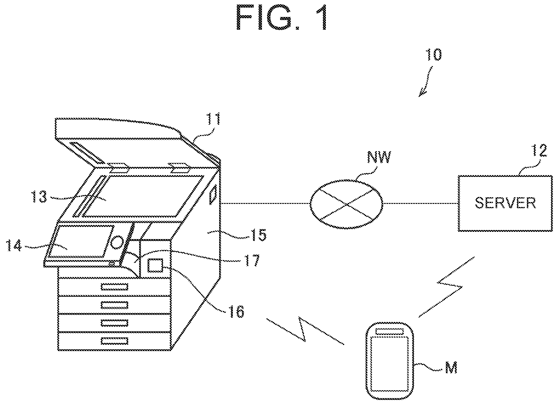 Patent US12147719 Figure 1 – Image forming apparatus and control method for acquiring operation guide