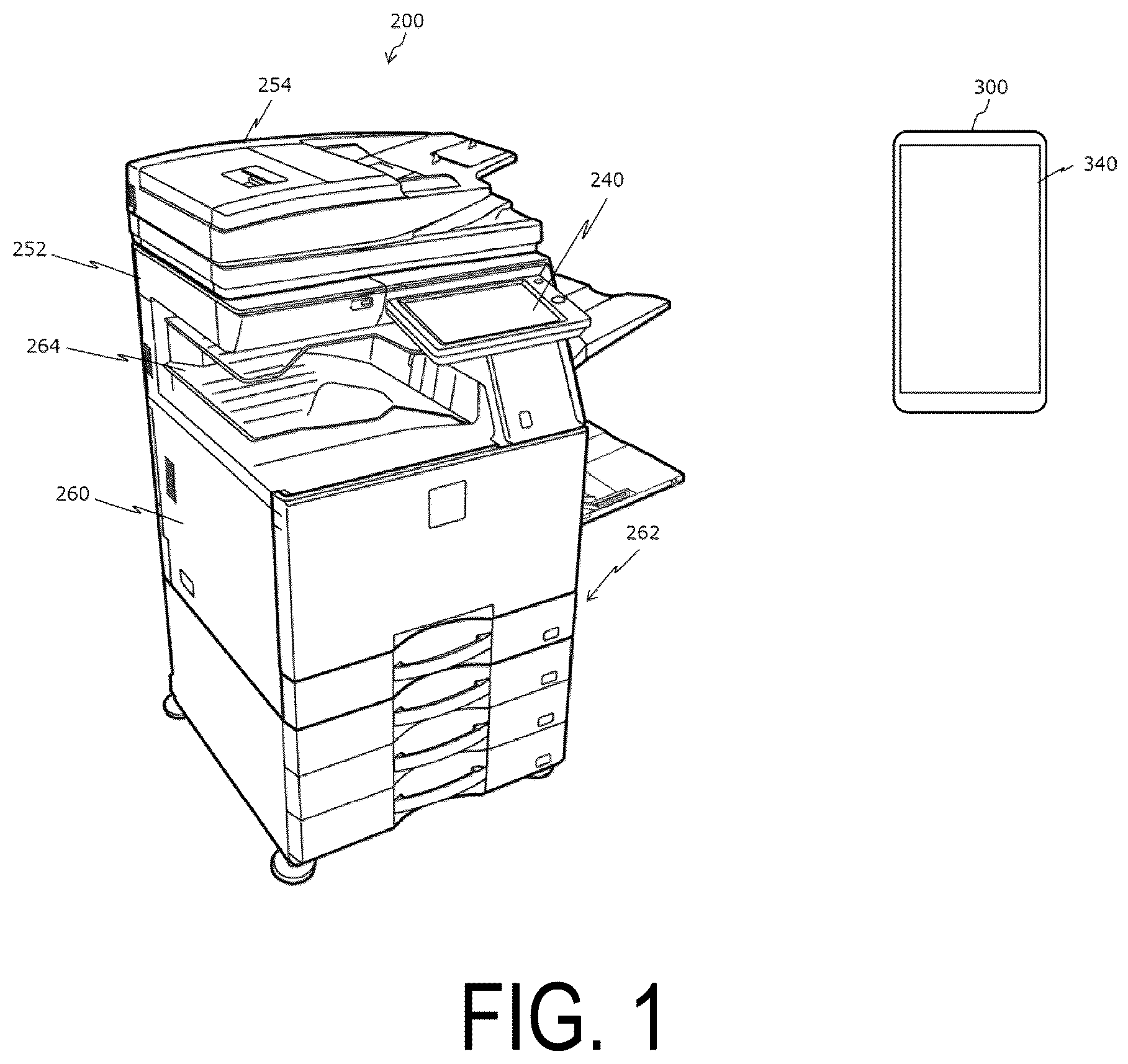 Patent US12147722 Figure 1 – Image processing apparatus and method for bringing up job history