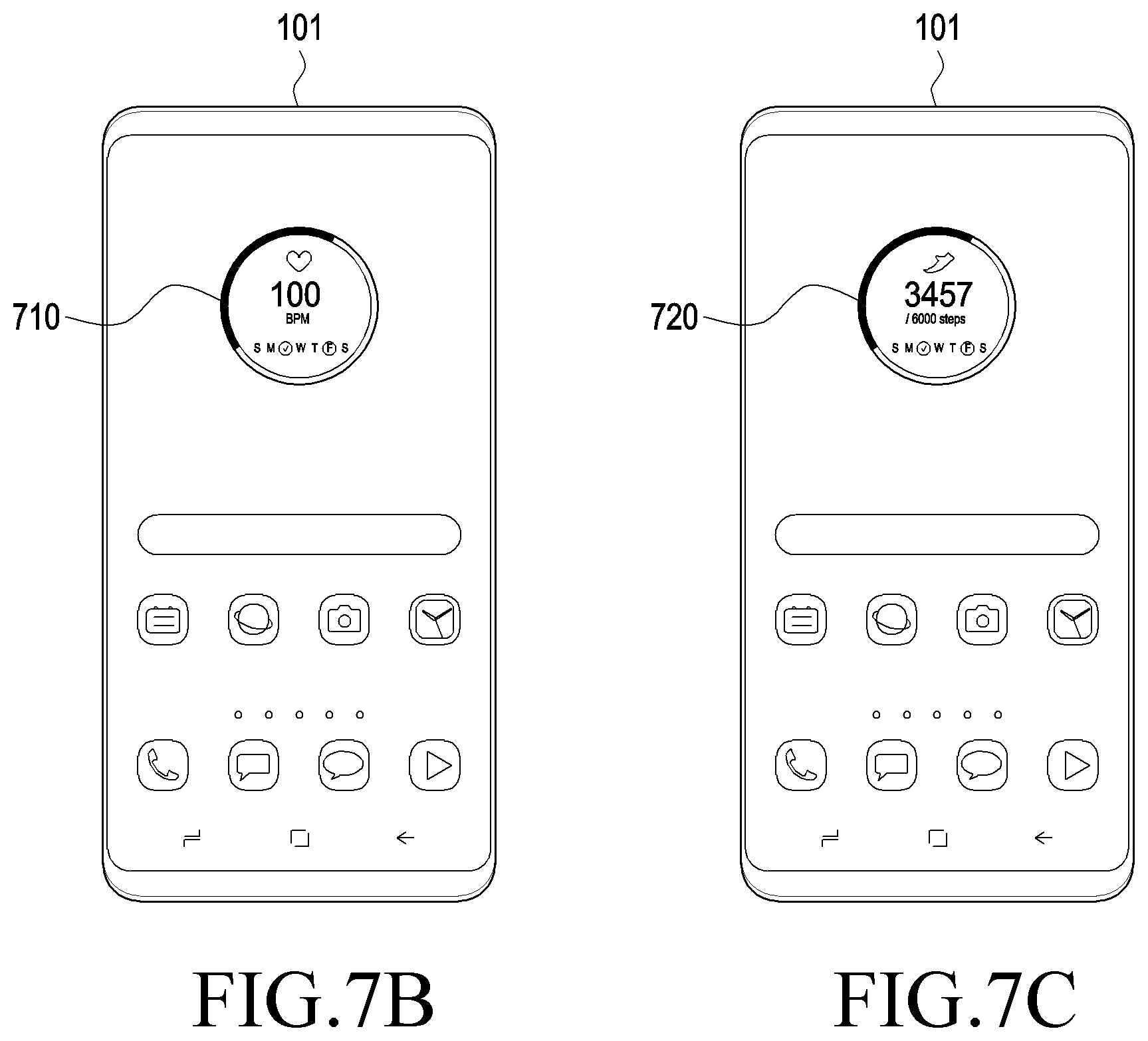 Patent US12147726 Figure 12 – Electronic device displaying widget and method for controlling the same
