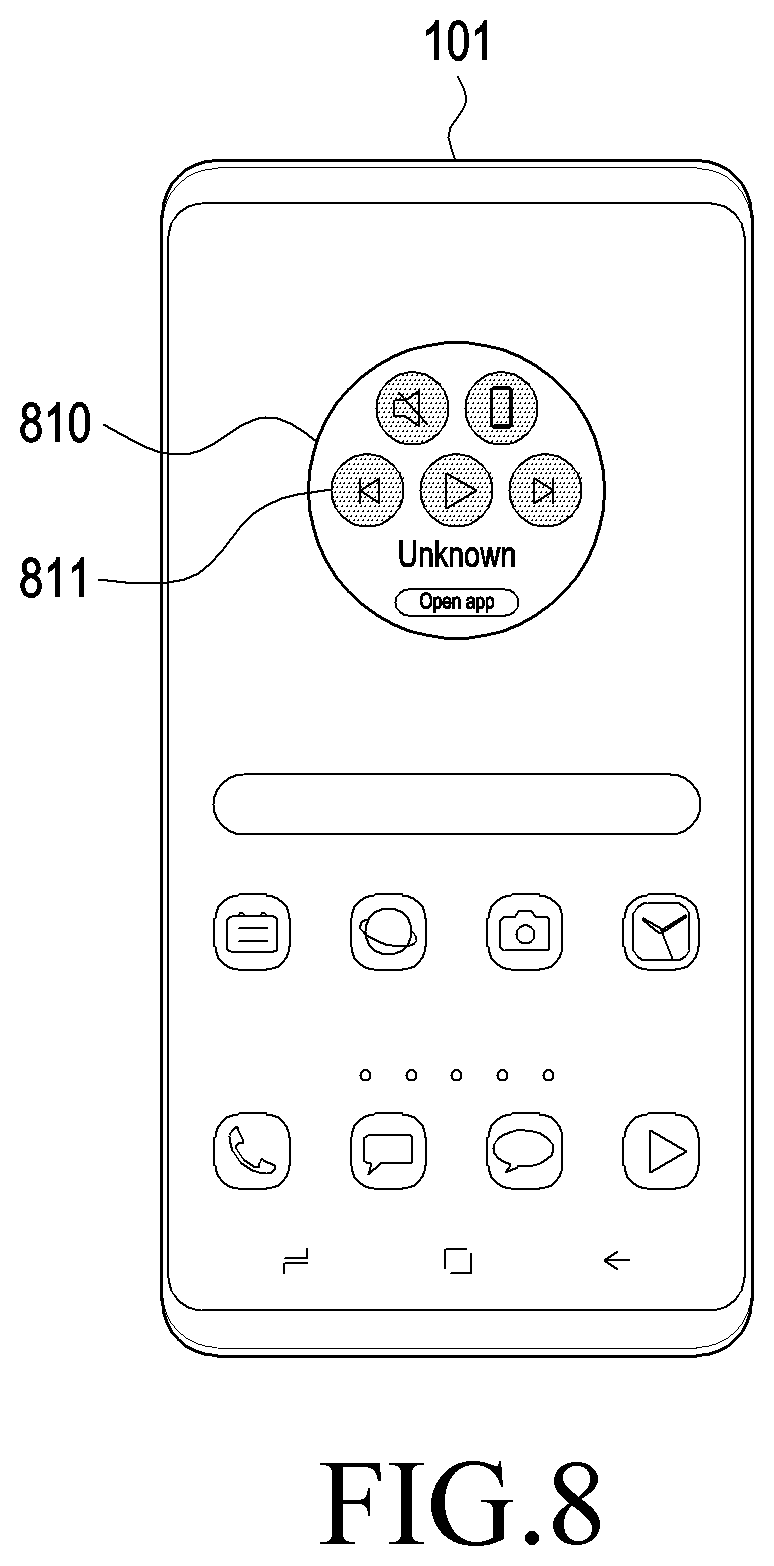 Patent US12147726 Figure 13 – Electronic device displaying widget and method for controlling the same
