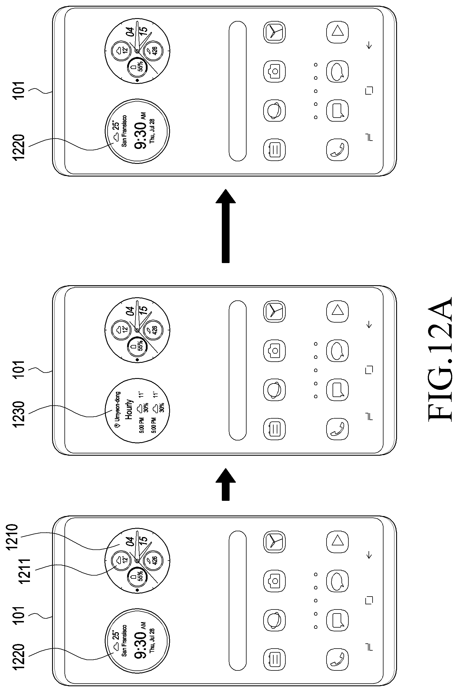 Patent US12147726 Figure 20 – Electronic device displaying widget and method for controlling the same