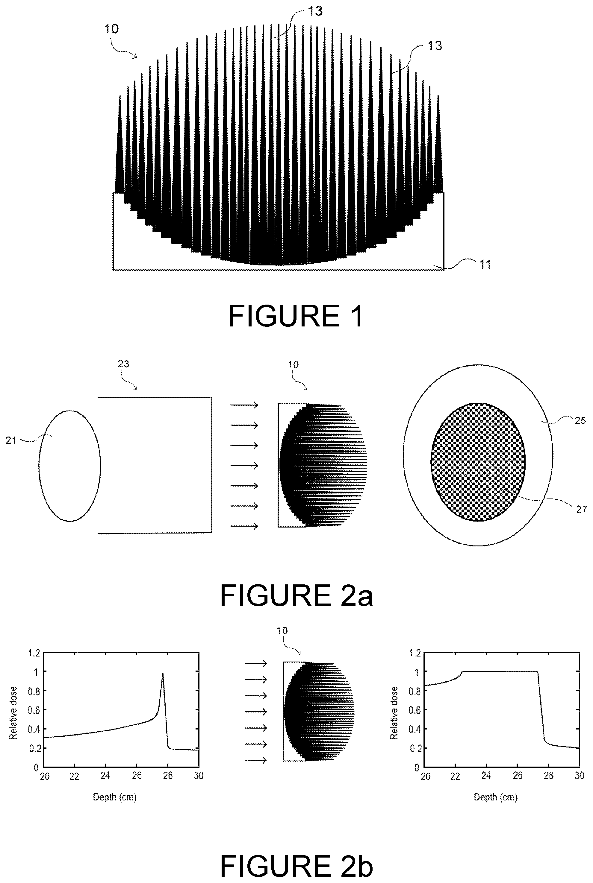 Patent US12147734 Figure 1 – Static device for use in radiotherapy treatment and design method for such a device