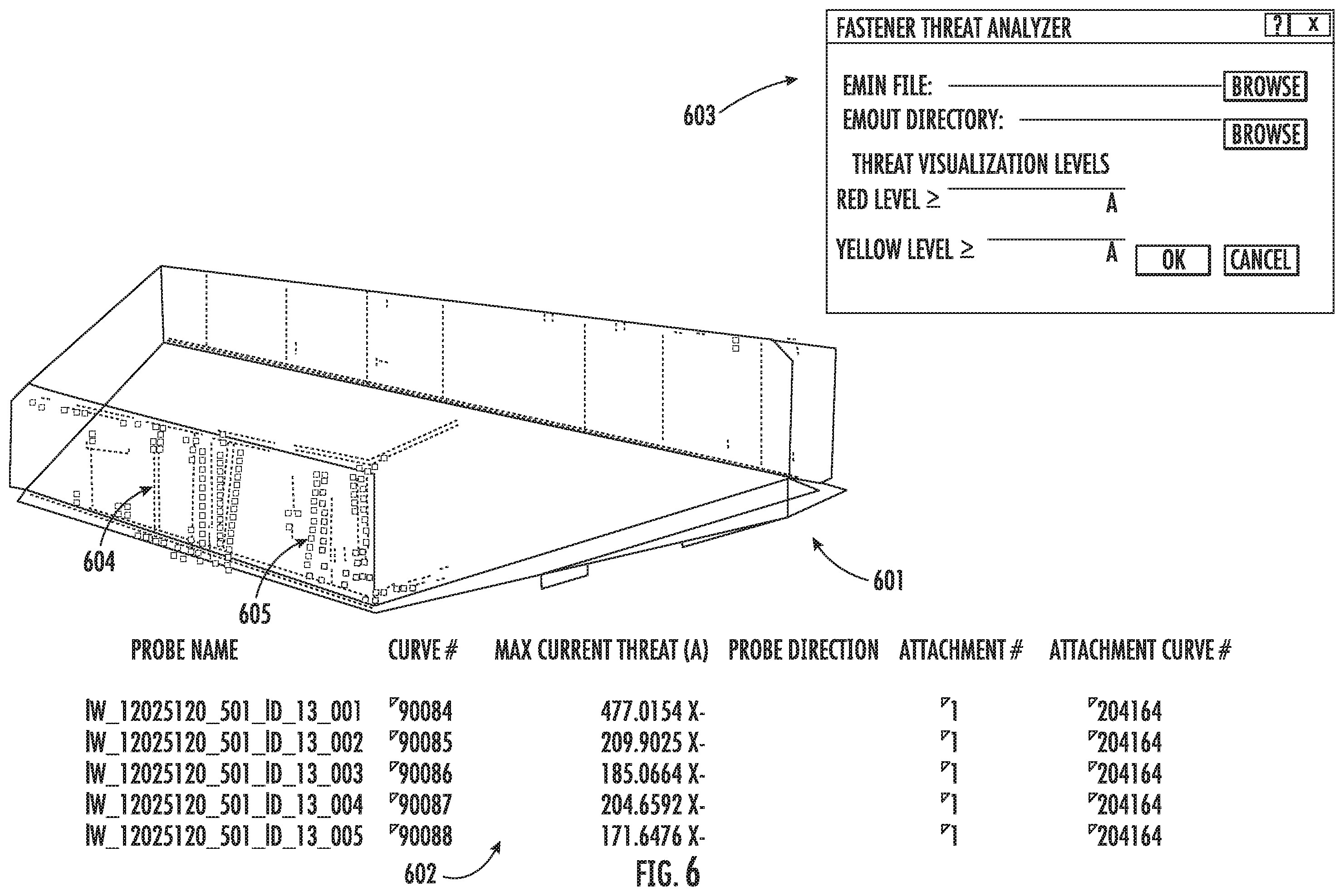 Patent US12147745 Figure 6 – Engineering analysis of a structural product