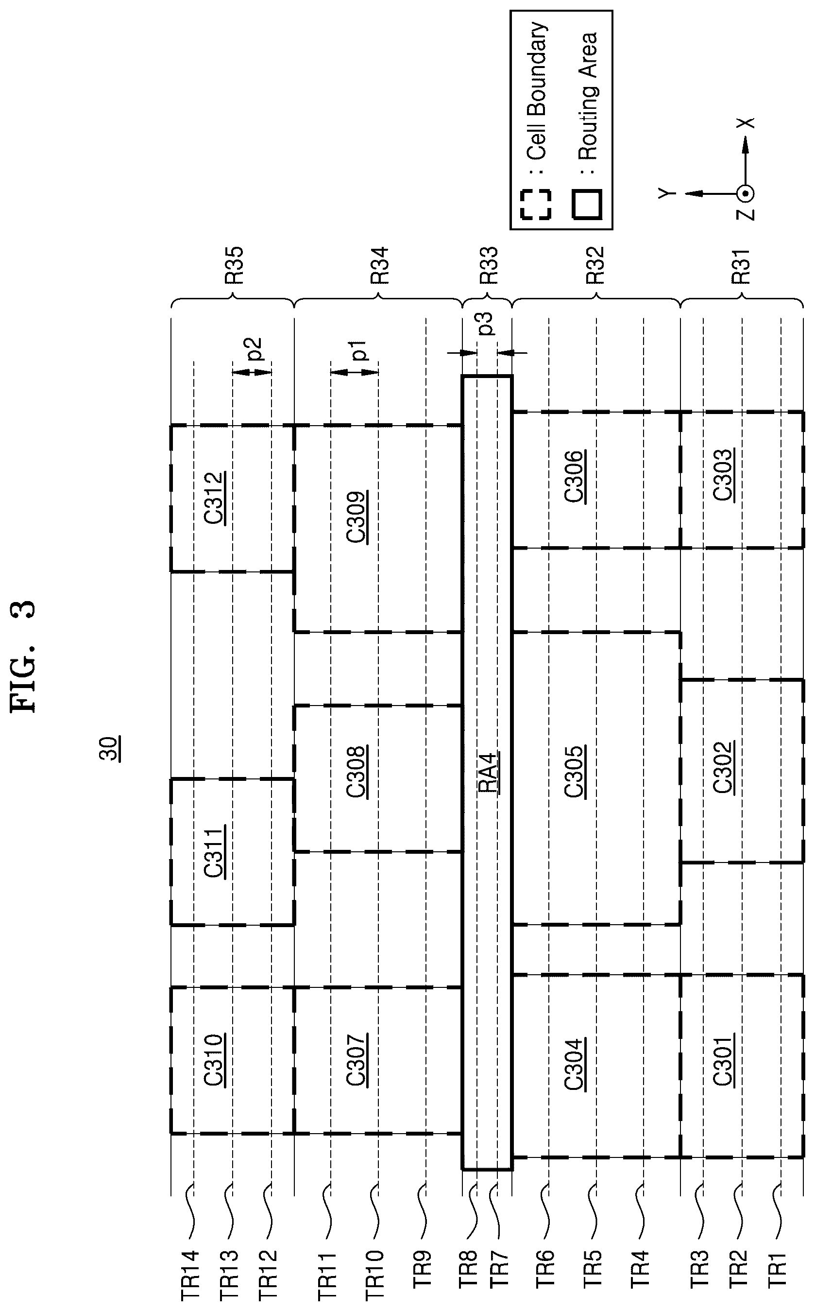Patent US12147751 Figure 3 – Integrated circuit and method of designing the same