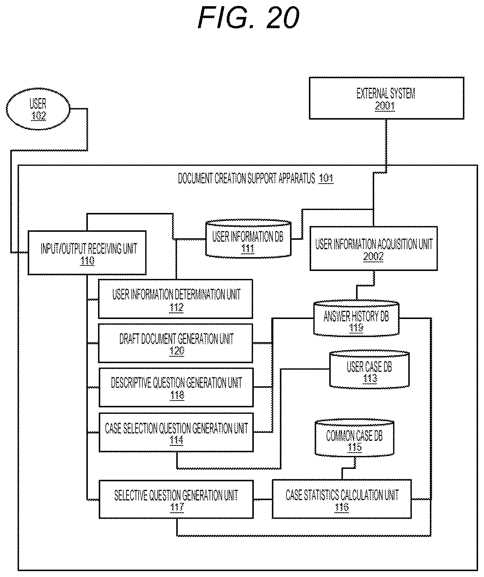 Patent US12147756 Figure 12 – Apparatus for generating draft document and method therefor