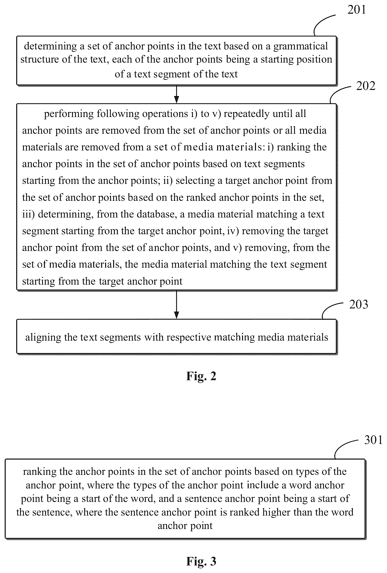 Patent US12147769 Figure 2 – Method for aligning text with media material, apparatus and storage medium