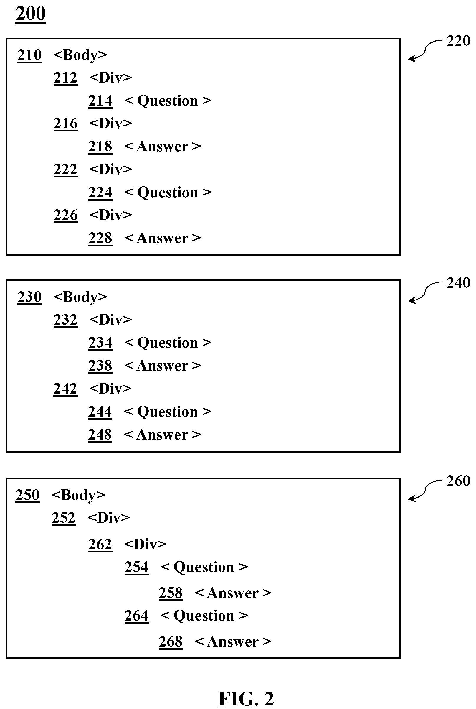 Patent US12147772 Figure 2 – Incepting conversational ability in content management systems