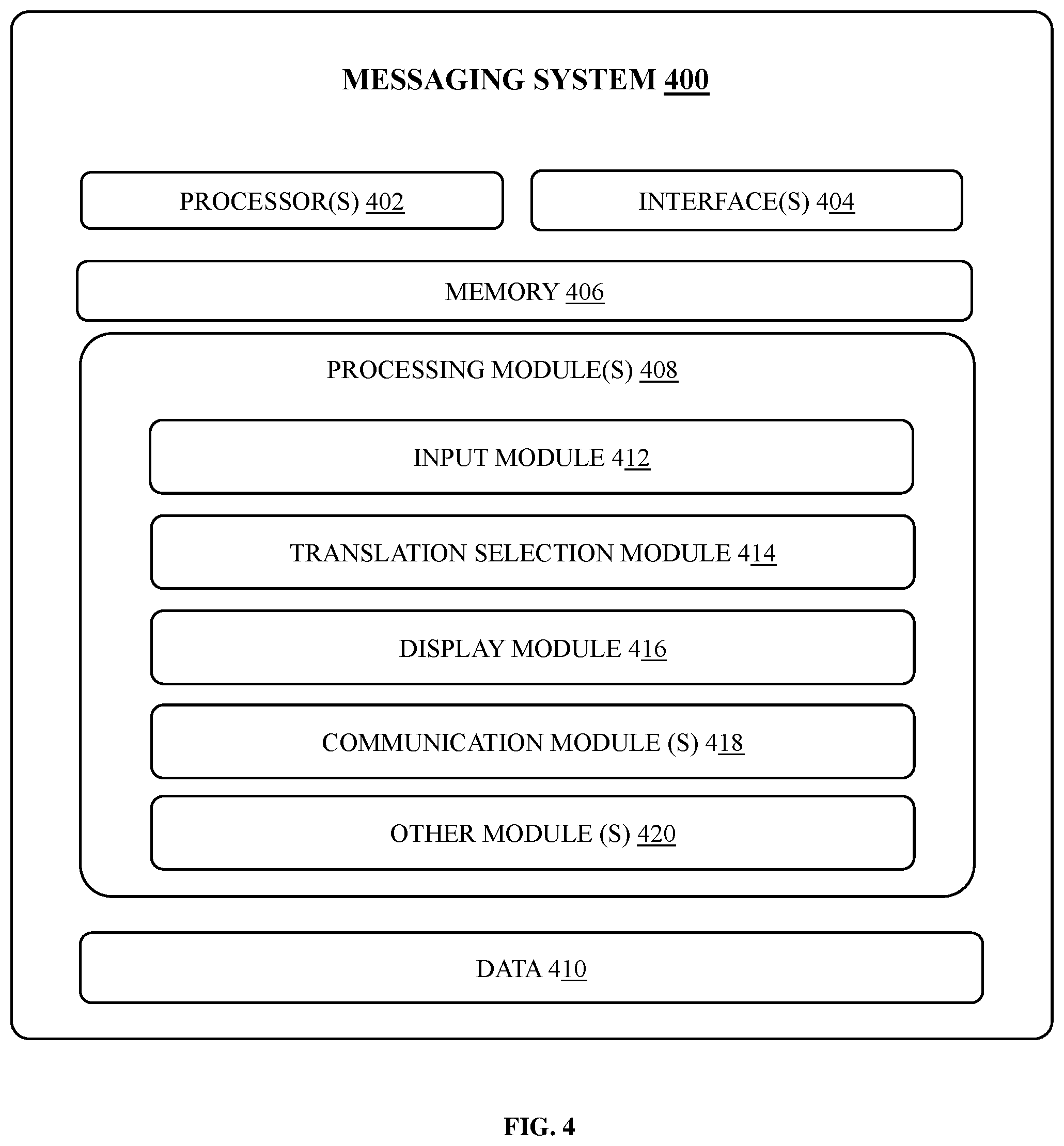 Patent US12147780 Figure 5 – System and method for multi-lingual translation in message communication