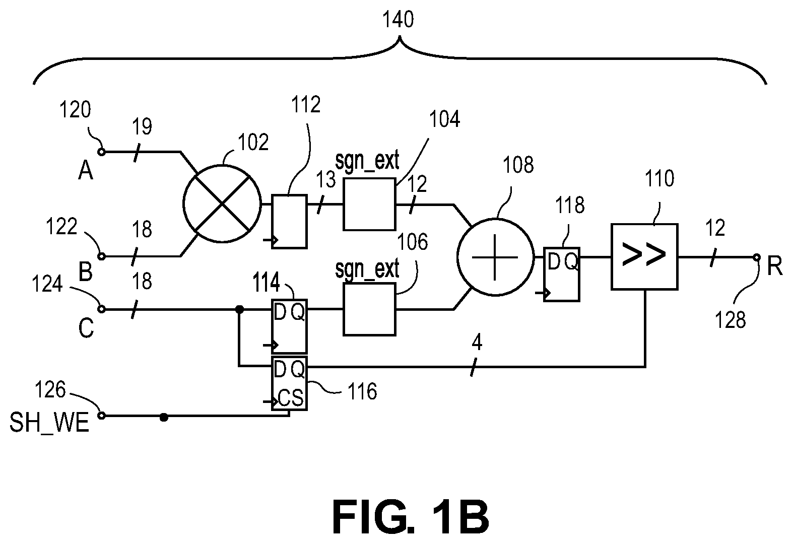 Patent US12147782 Figure 2 – Peripheral tooldual/quad-fracturable digital signal processing block for programmable gate architectures
