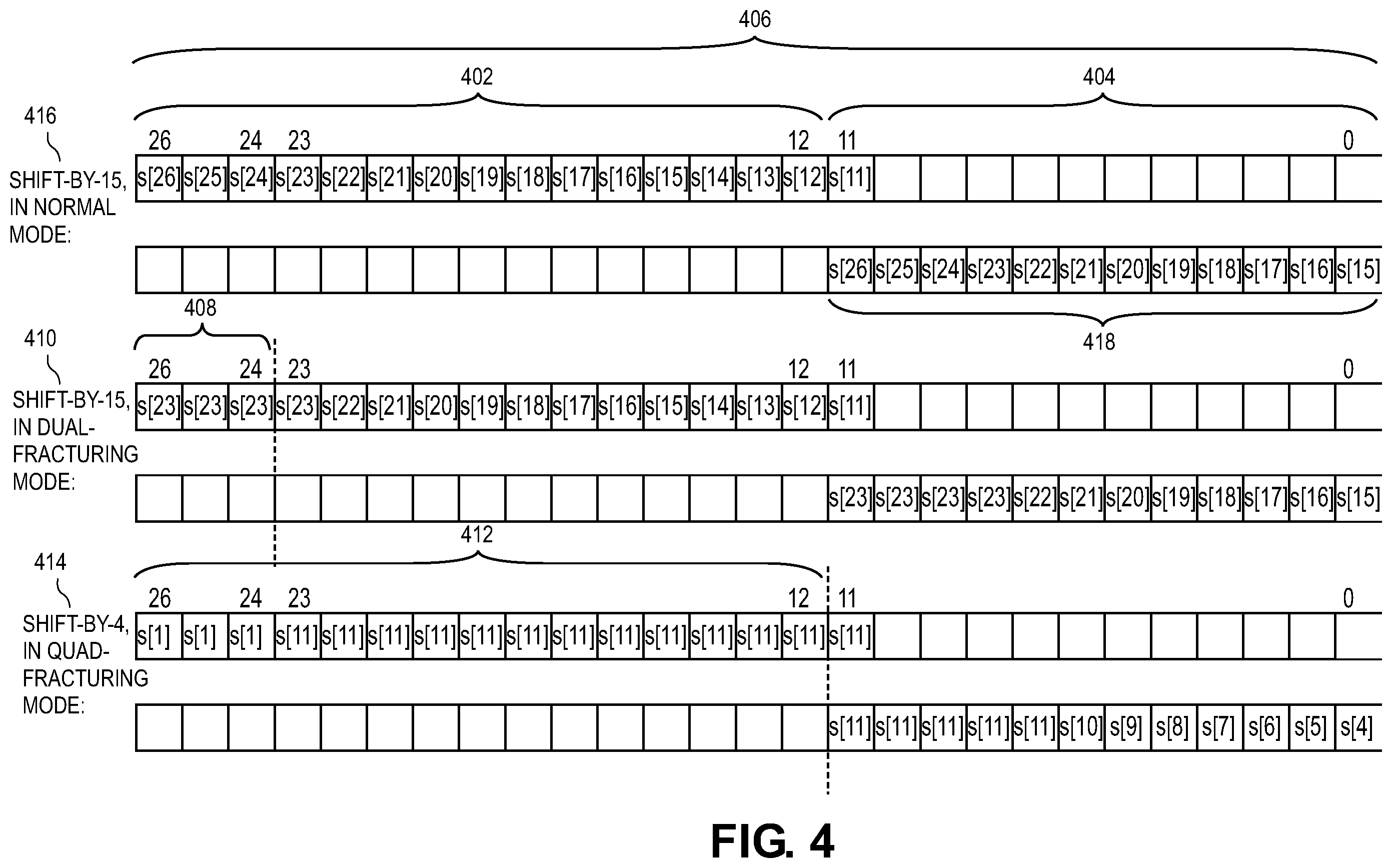 Patent US12147782 Figure 7 – Peripheral tooldual/quad-fracturable digital signal processing block for programmable gate architectures