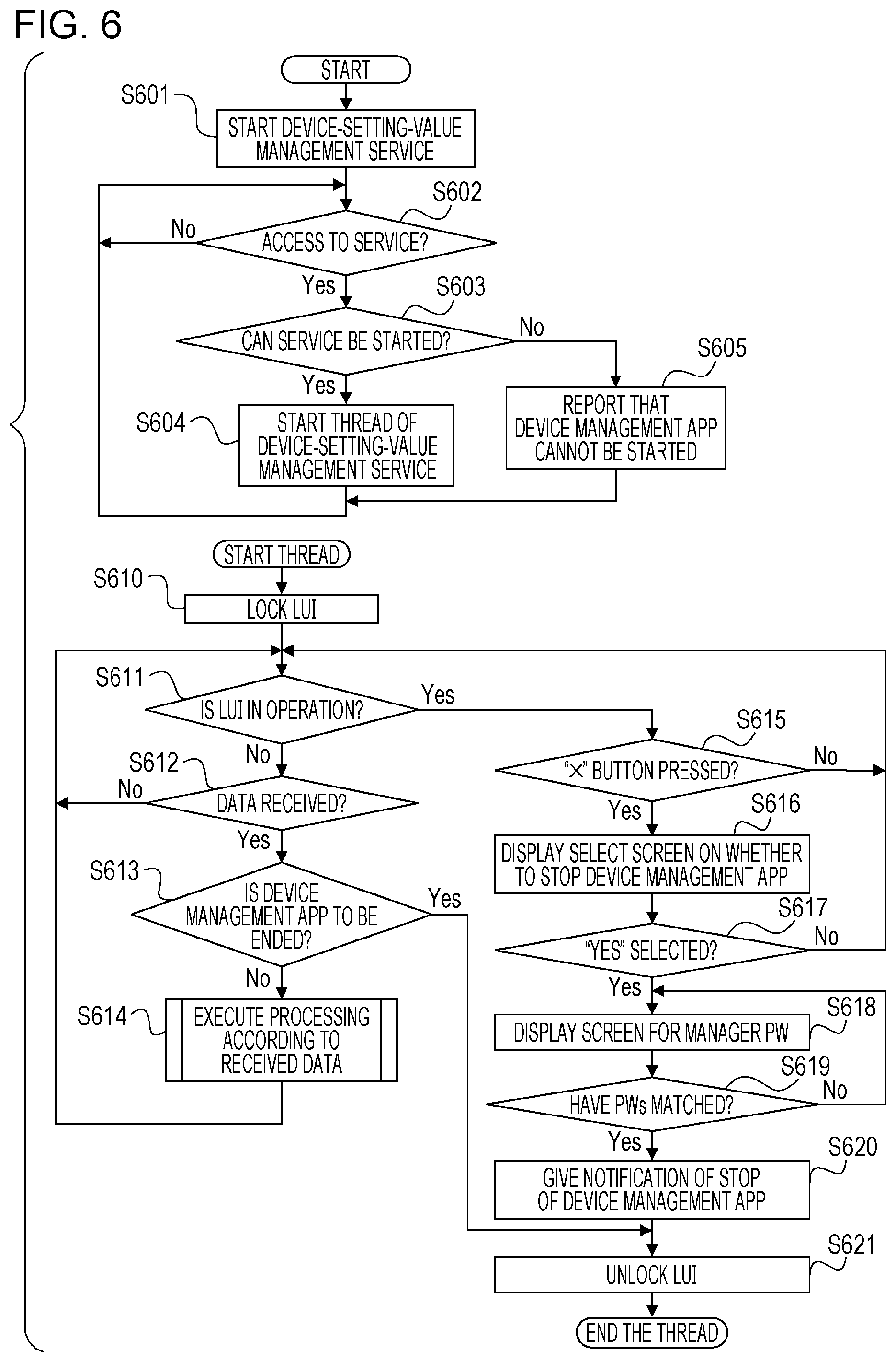 Patent US12147830 Figure 7 – System including device and information processing apparatus in which application capable of changing setting of the device operates