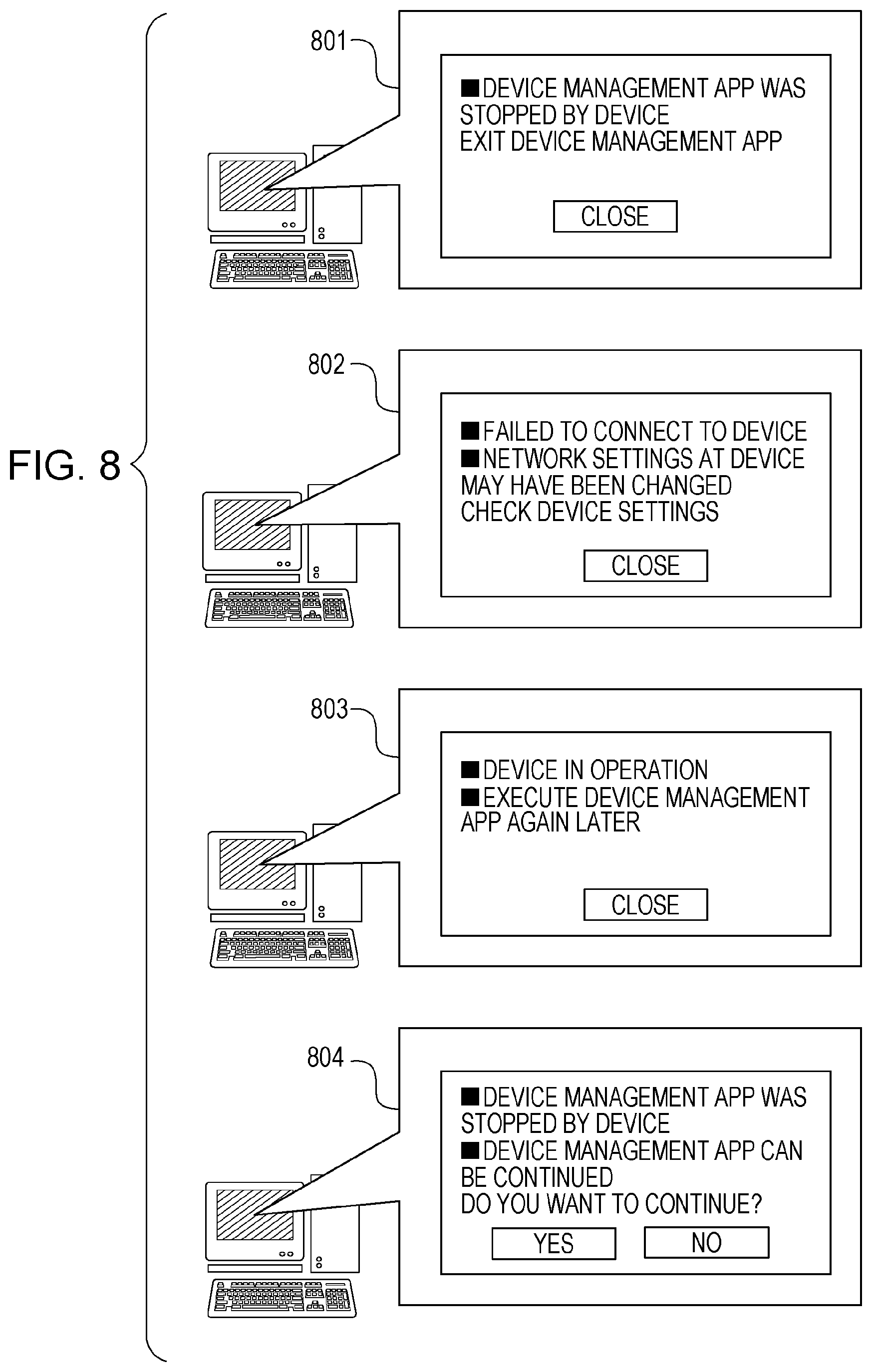 Patent US12147830 Figure 9 – System including device and information processing apparatus in which application capable of changing setting of the device operates