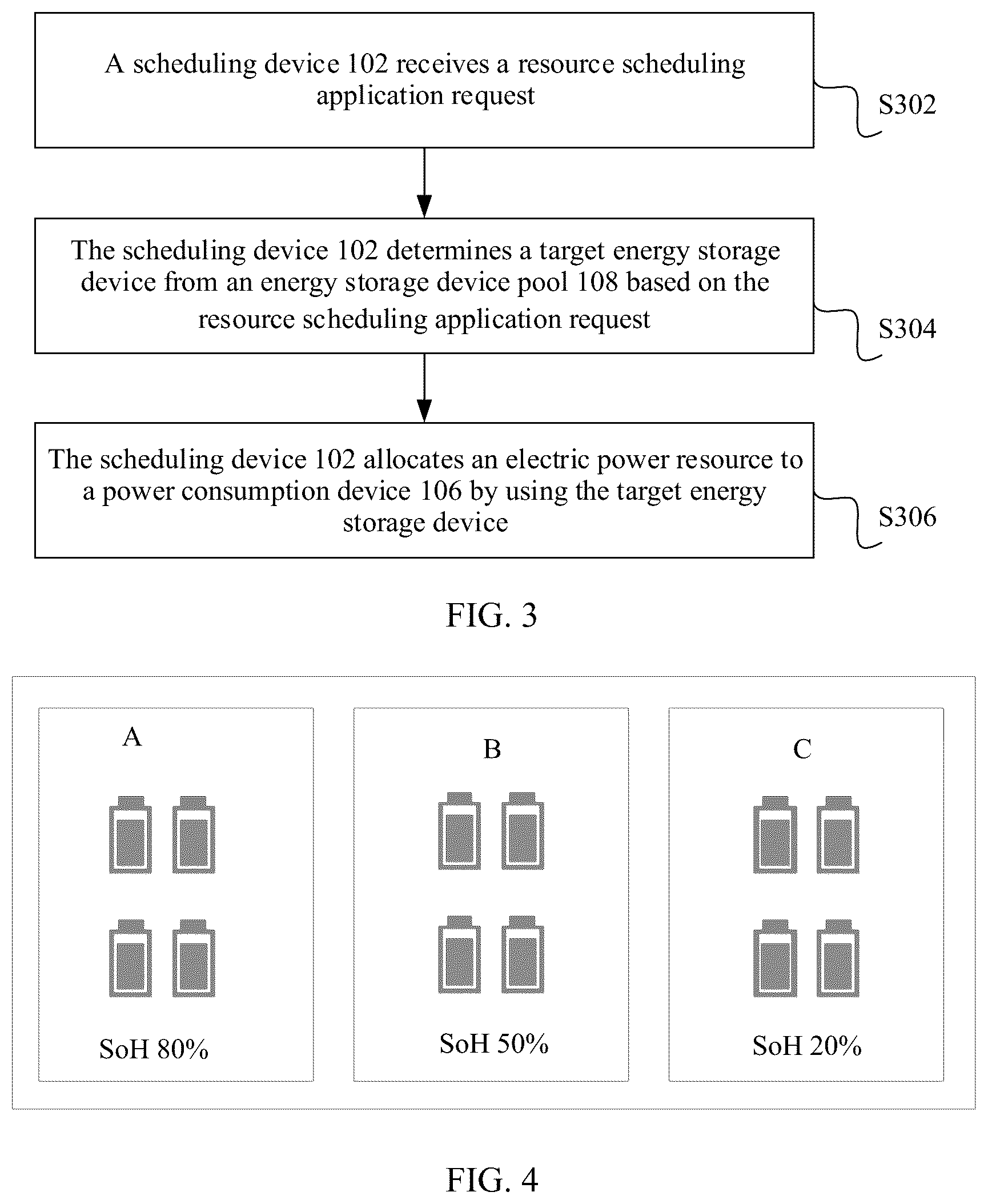 Patent US12147850 Figure 4 – Resource scheduling method and apparatus for energy storage device pool, device, system, and medium