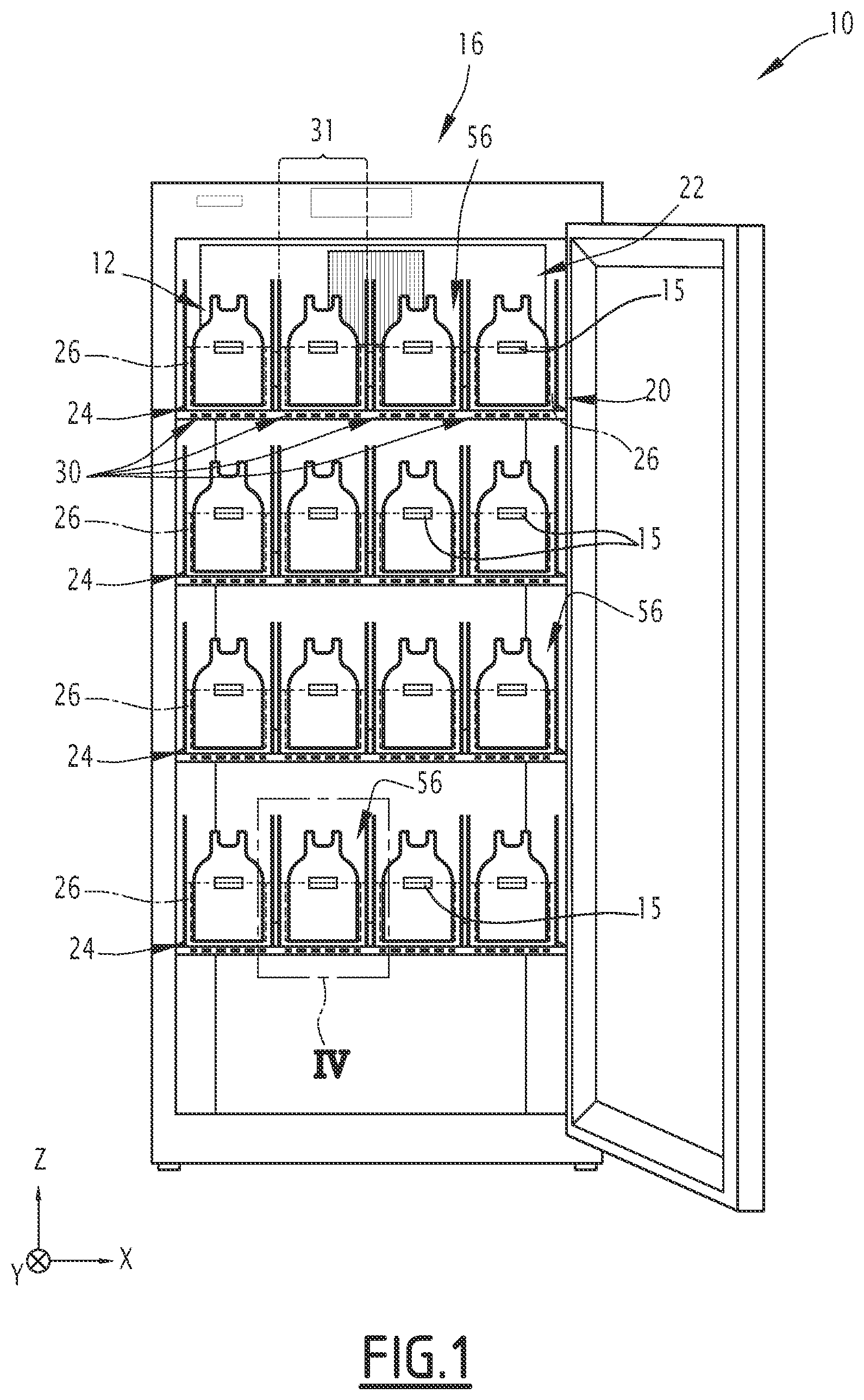 Patent US12147867 Figure 1 – Wireless communication device, storage facility and communication method