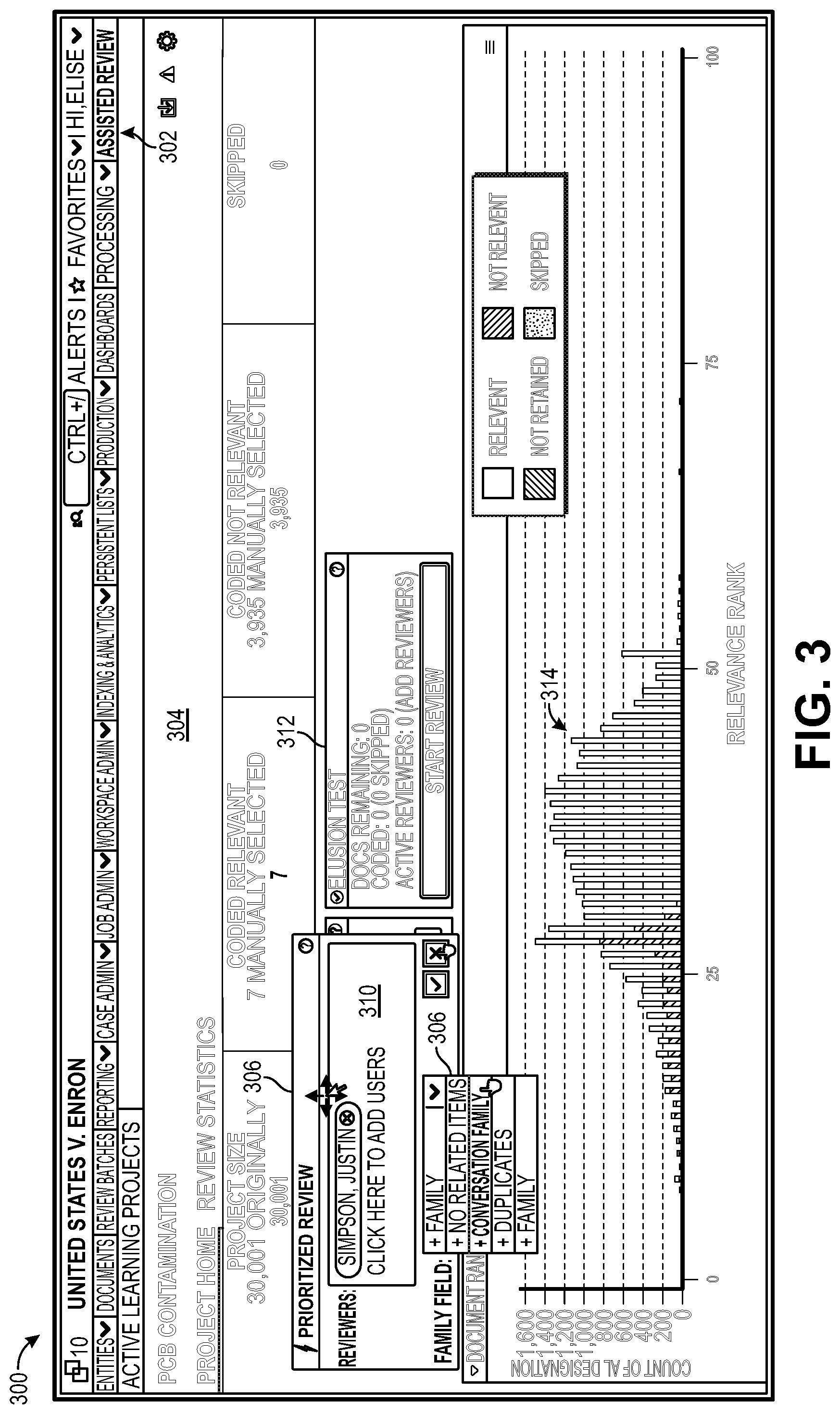 Patent US12147876 Figure 3 – Methods and systems for facilitating stratified elusion and recall