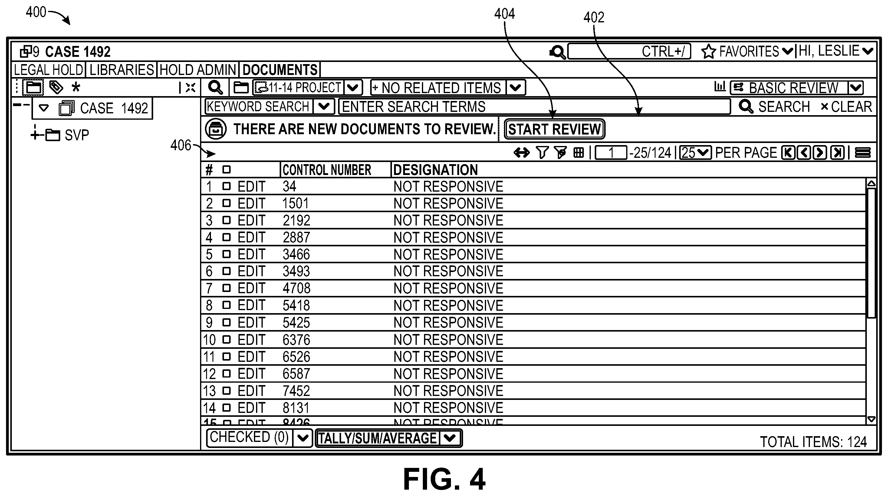 Patent US12147876 Figure 4 – Methods and systems for facilitating stratified elusion and recall
