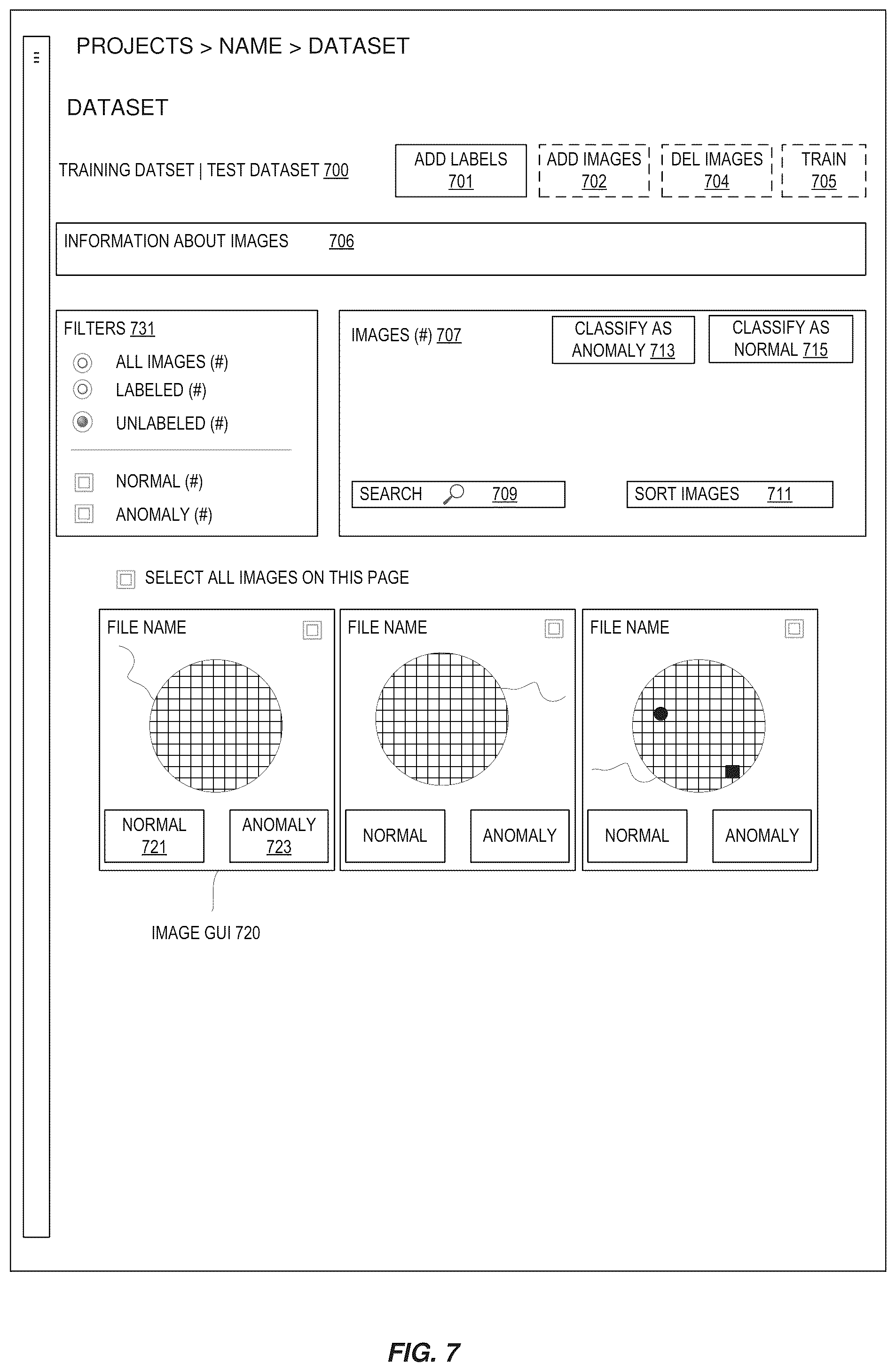 Patent US12147878 Figure 7 – Feedback-based training for anomaly detection