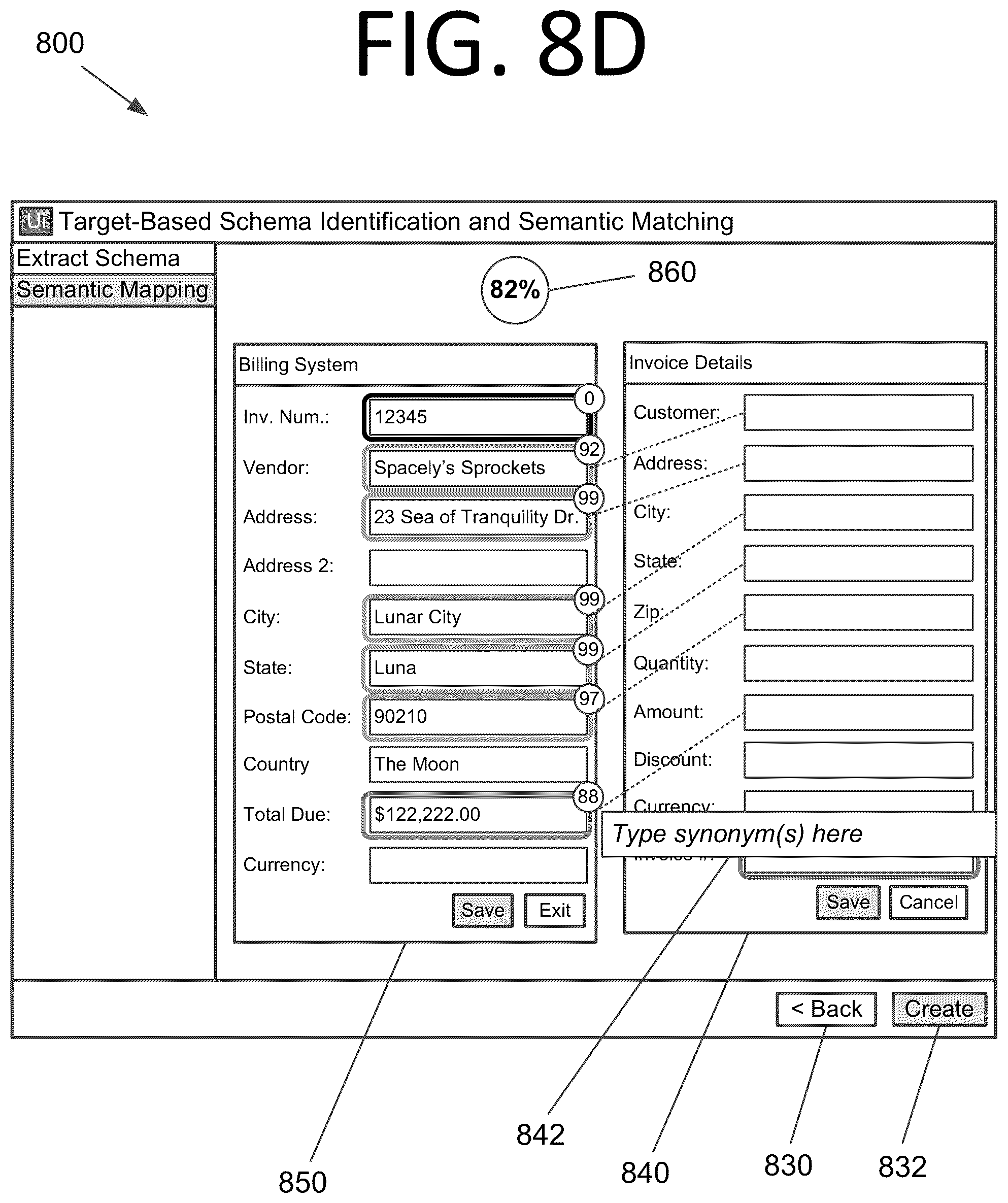 Patent US12147881 Figure 12 – Target-based schema identification and semantic mapping for robotic process automation