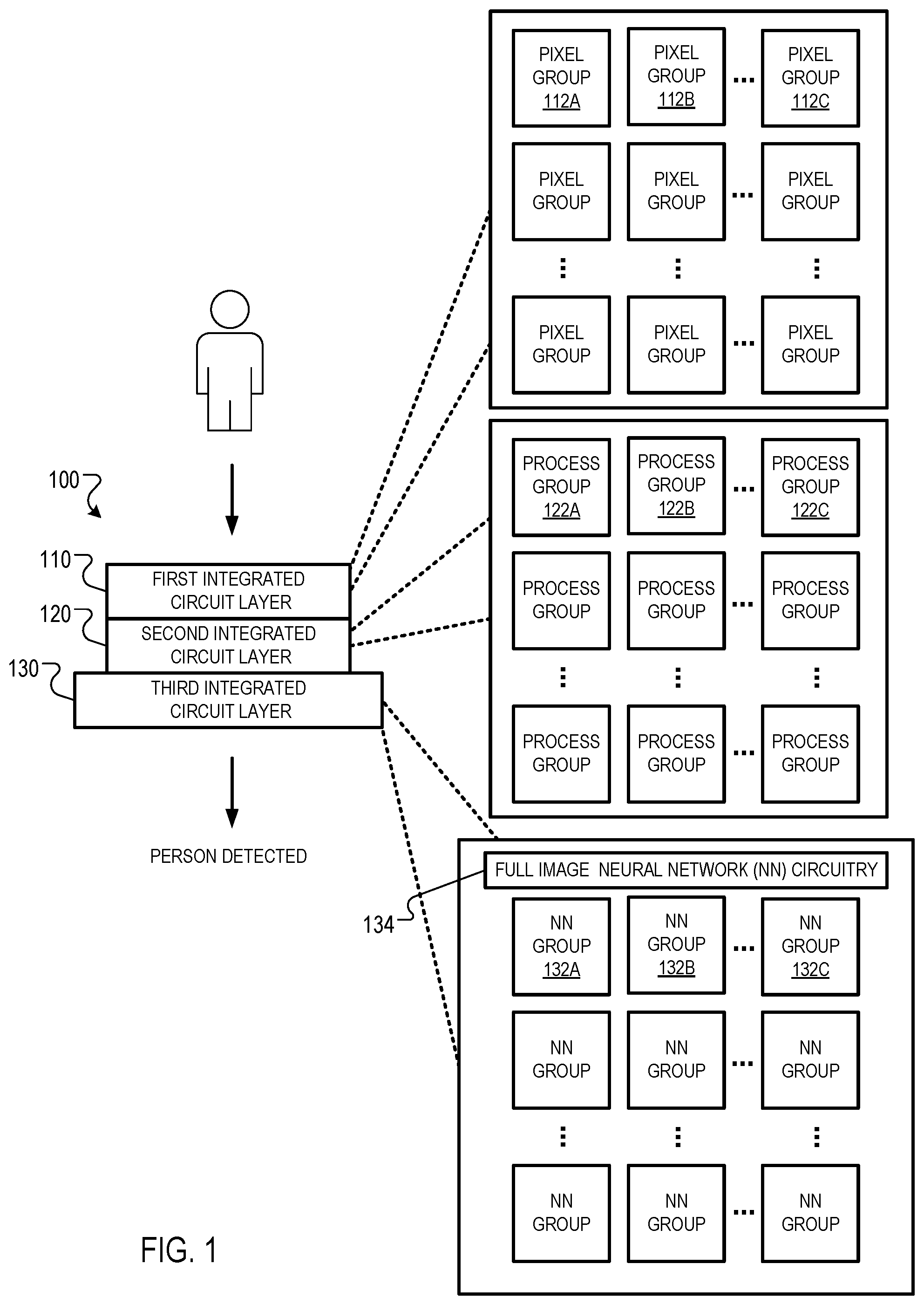Patent US12147891 — High bandwidth camera data transmission — Figure 1