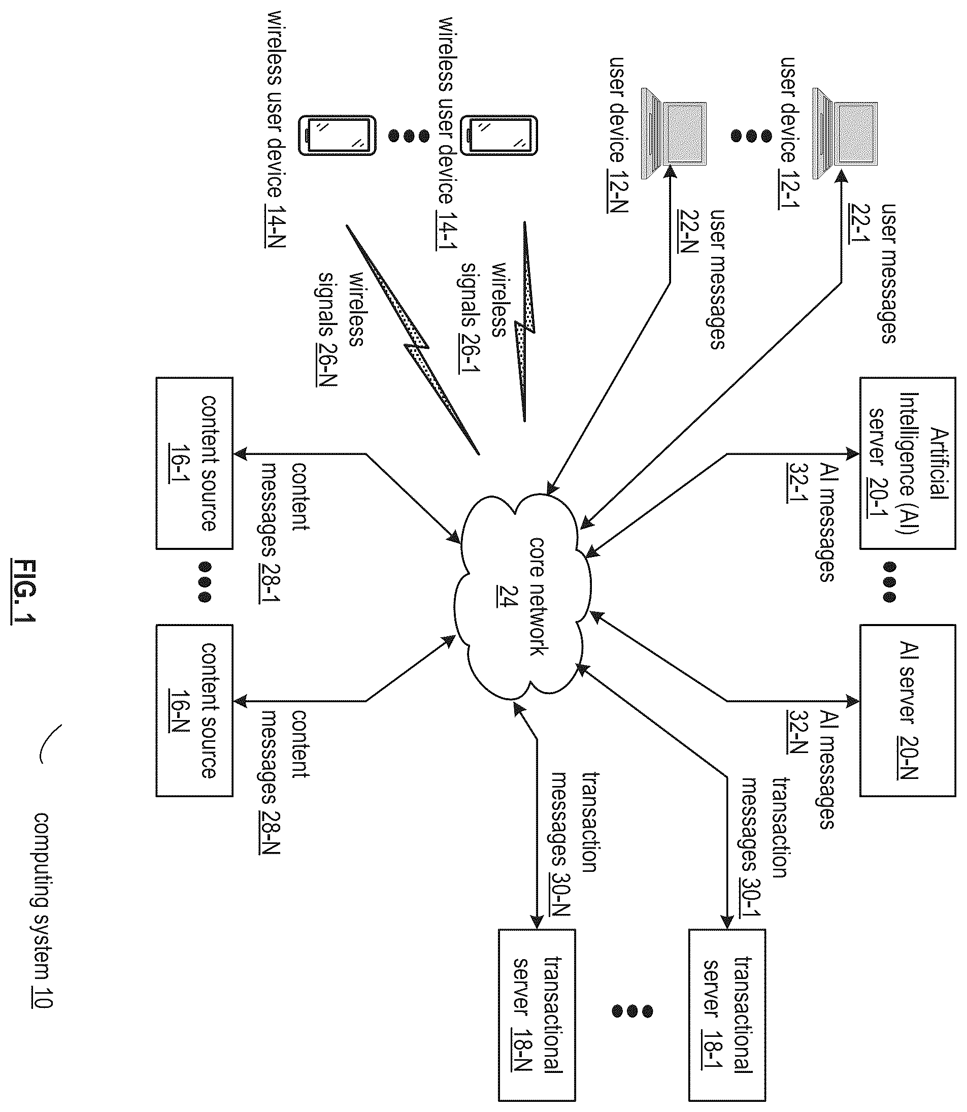 Patent US12147908 — Processing a contradiction in a knowledge database — Figure 1
