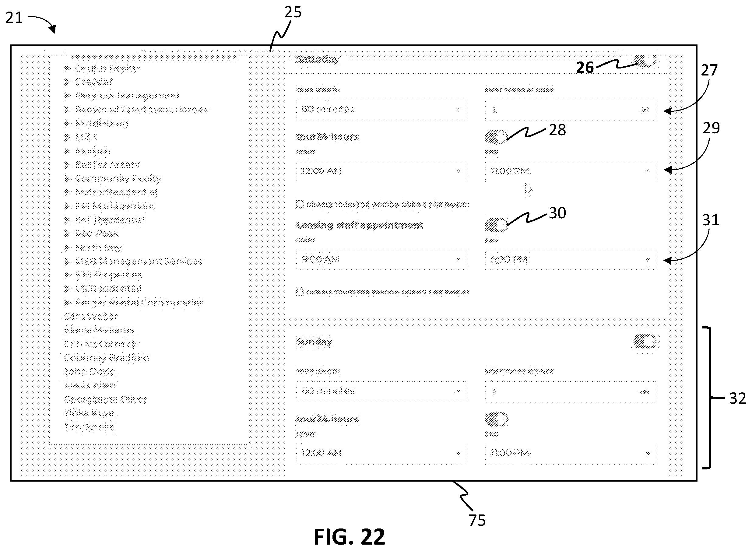 Patent US12147917 Figure 20 – Systems and methods for scheduling and performing self-guided tours of multi-unit residential facilities