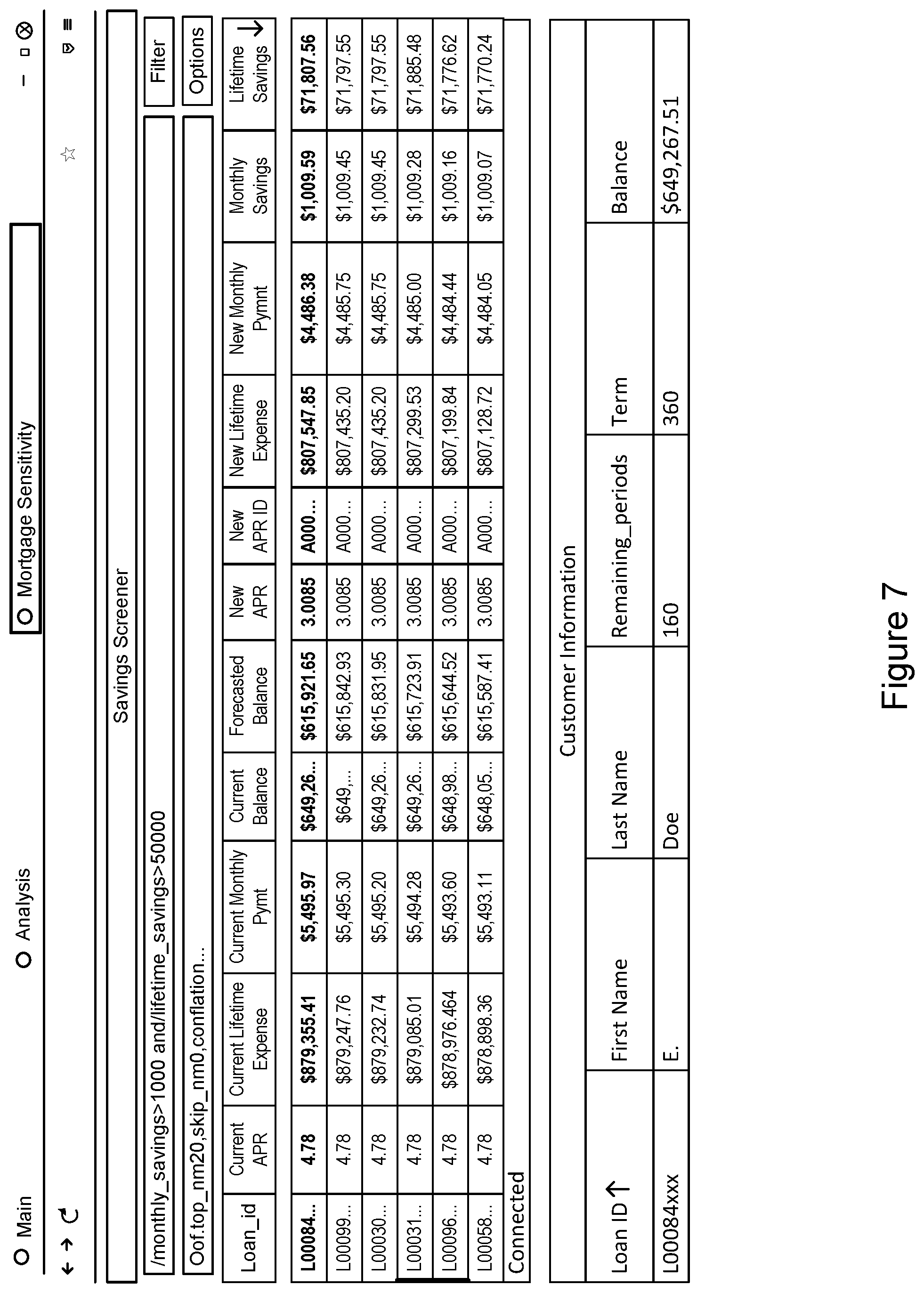 Patent US12147923 Figure 7 – System and method for implementing a home lending data reservoir