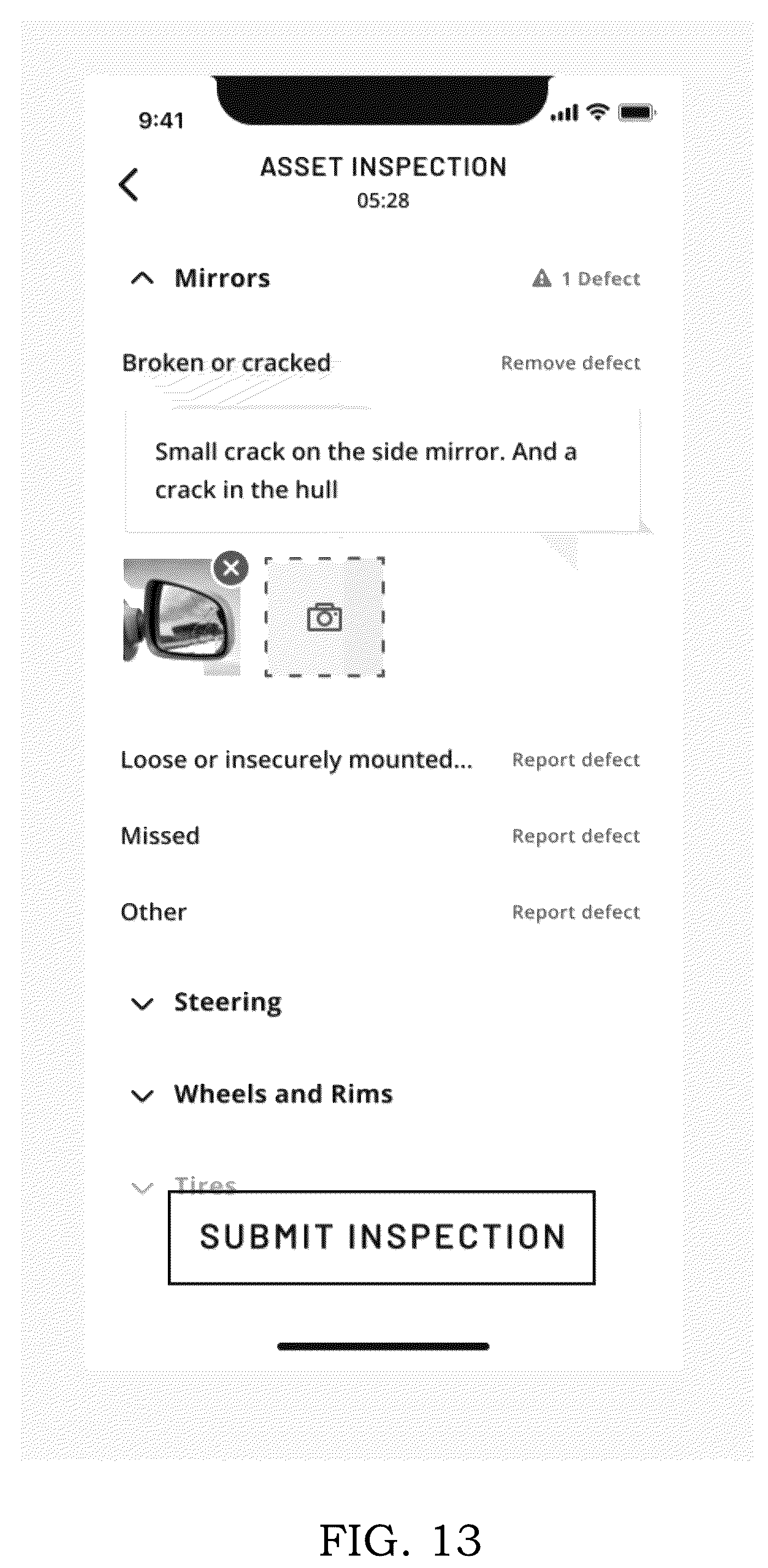 Patent US12147928 Figure 11 – Systems and methods for performing vehicle inspections