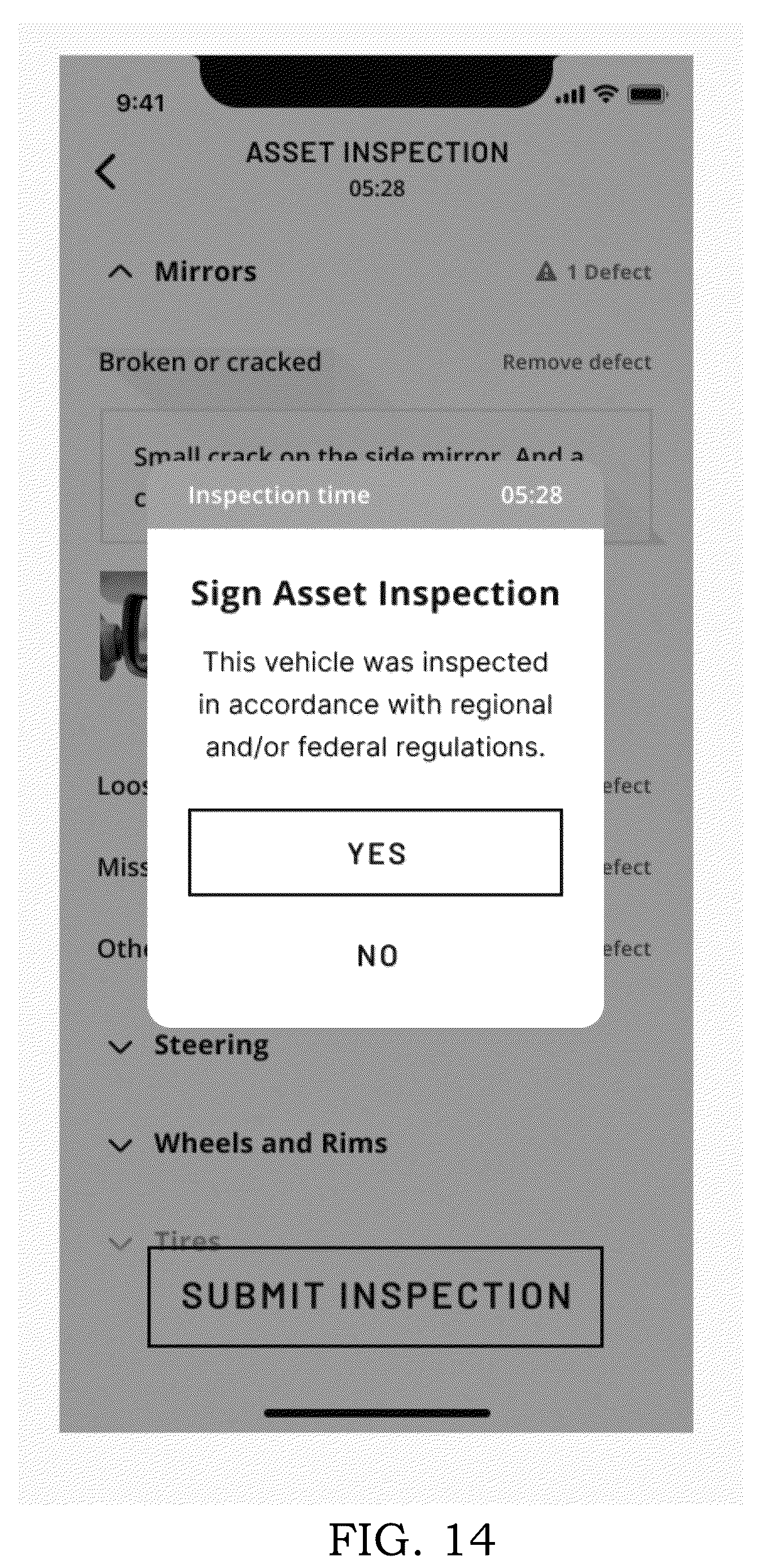 Patent US12147928 Figure 12 – Systems and methods for performing vehicle inspections