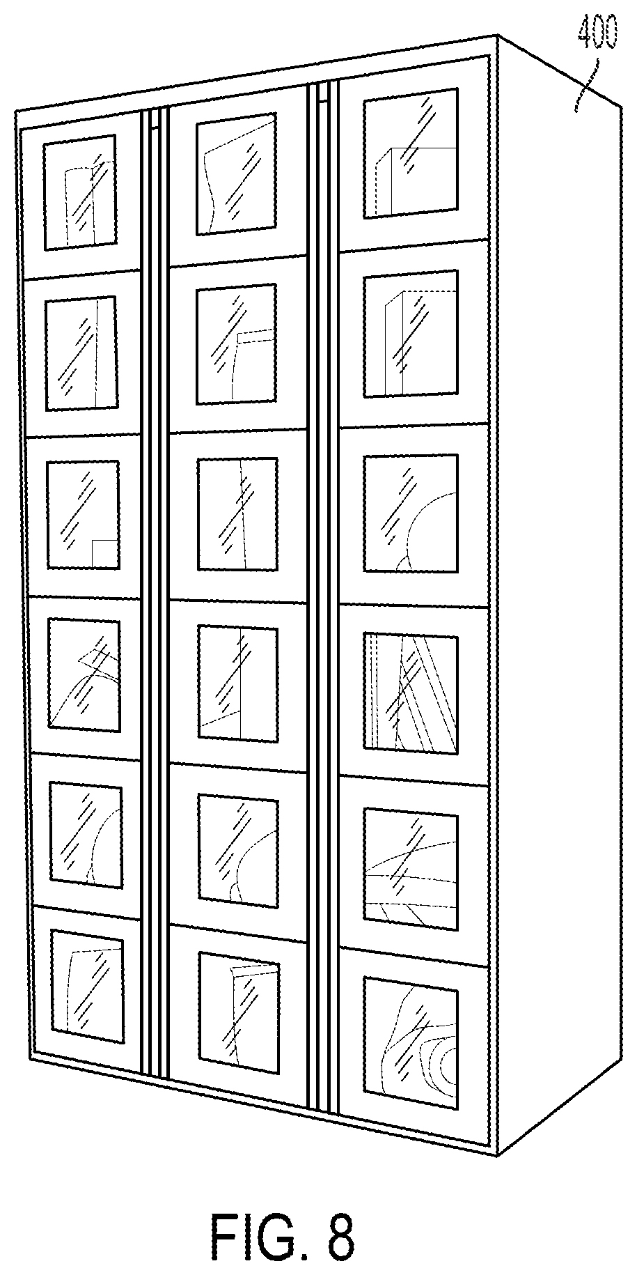 Patent US12147930 Figure 8 – Automated local delivery center