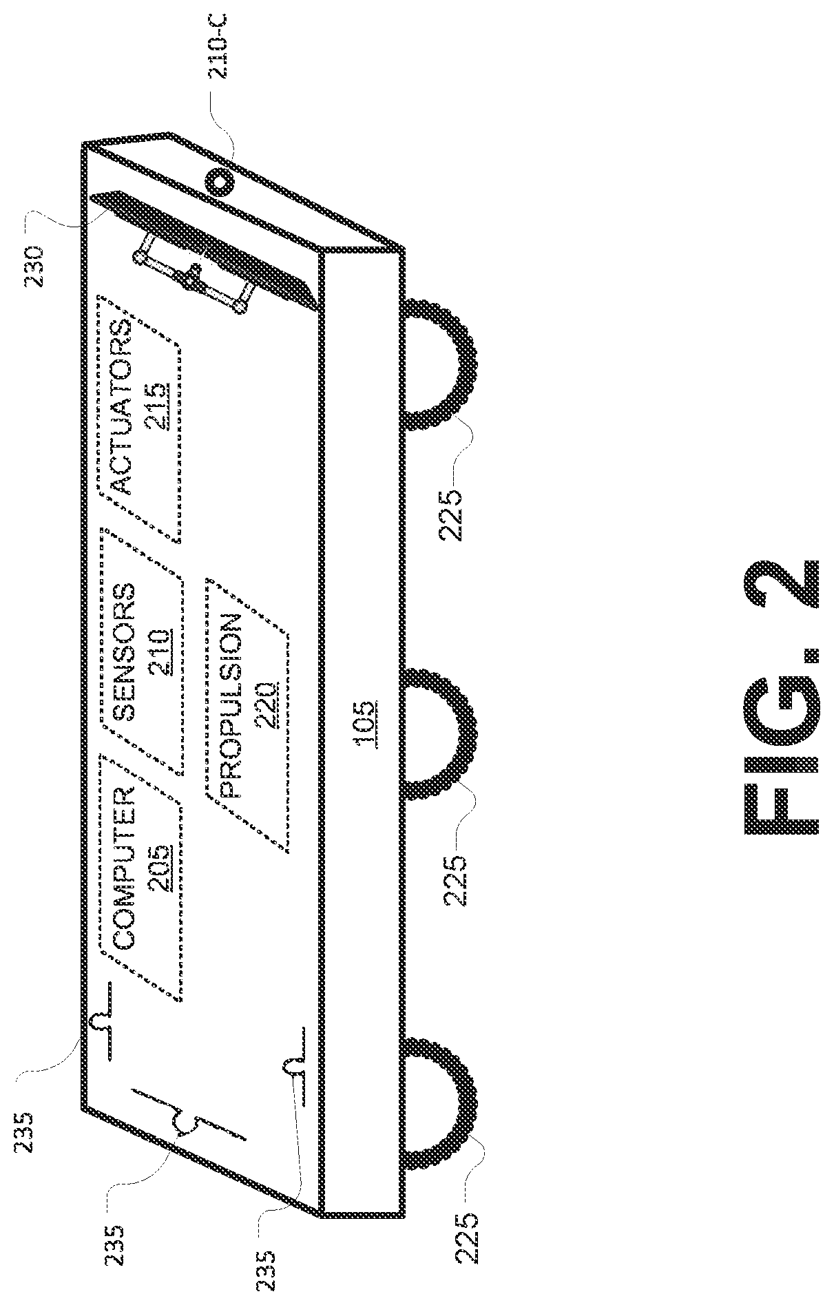 Patent US12147934 Figure 2 – Mobile transport platform