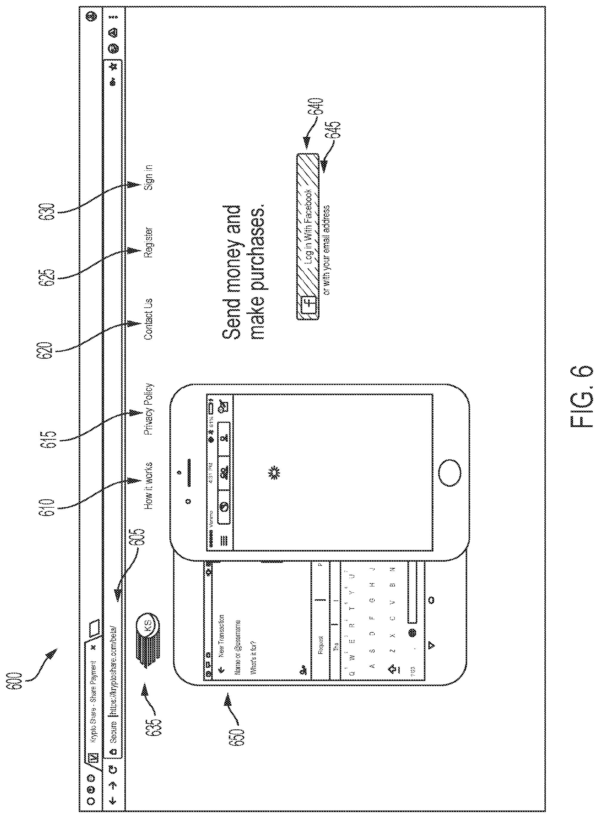 Patent US12147976 Figure 7 – Systems and methods for peer-to-peer transmission of digital assets