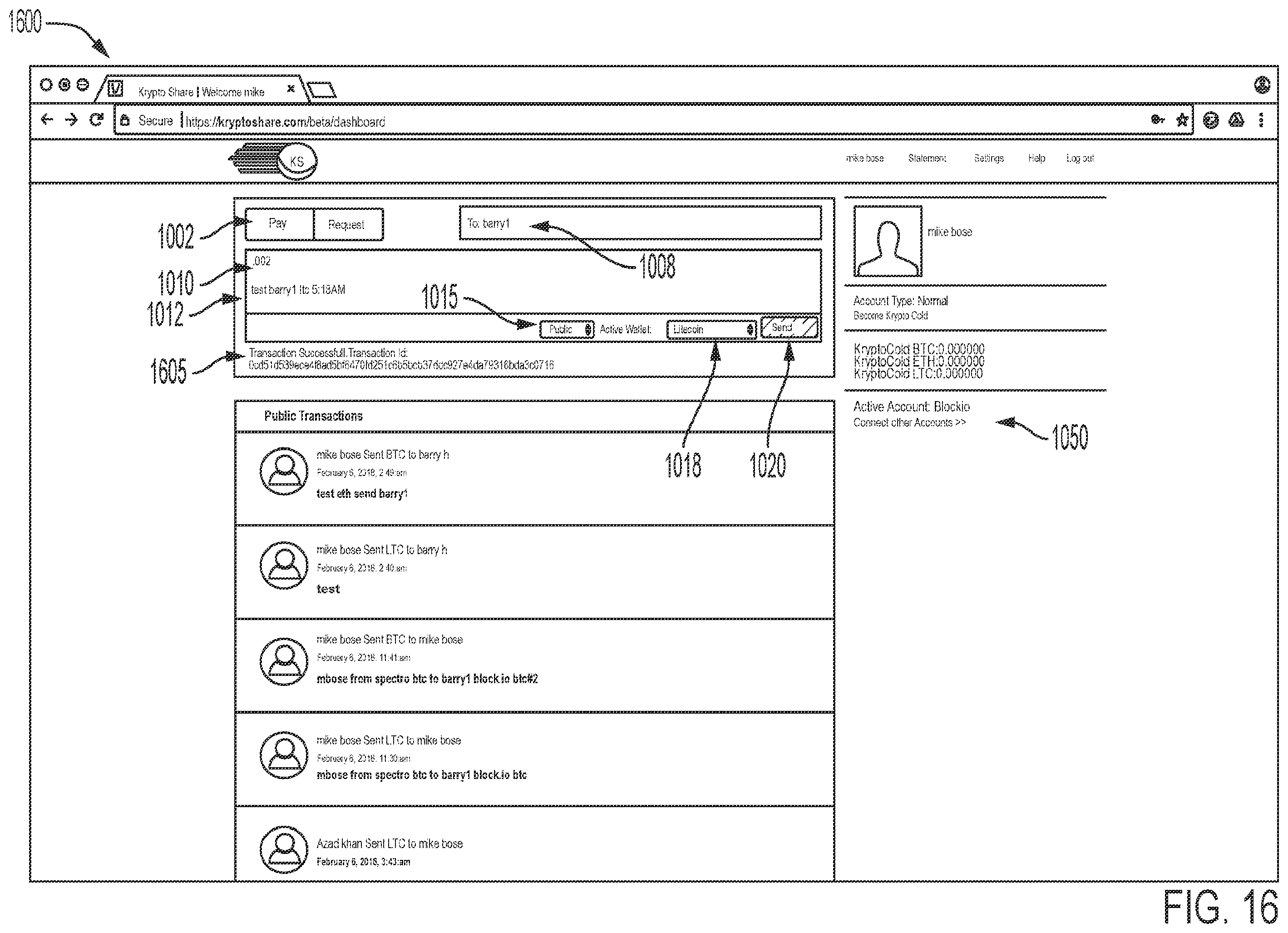 Patent US12147976 Figure 17 – Systems and methods for peer-to-peer transmission of digital assets