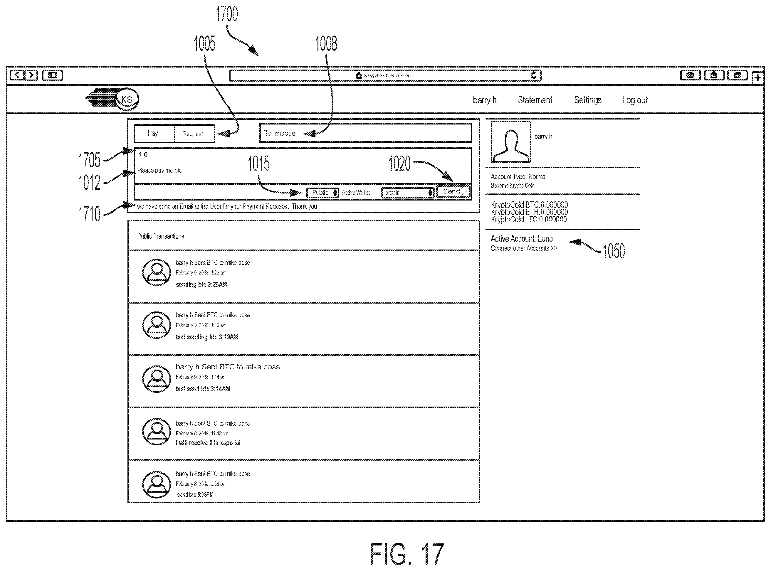 Patent US12147976 Figure 18 – Systems and methods for peer-to-peer transmission of digital assets
