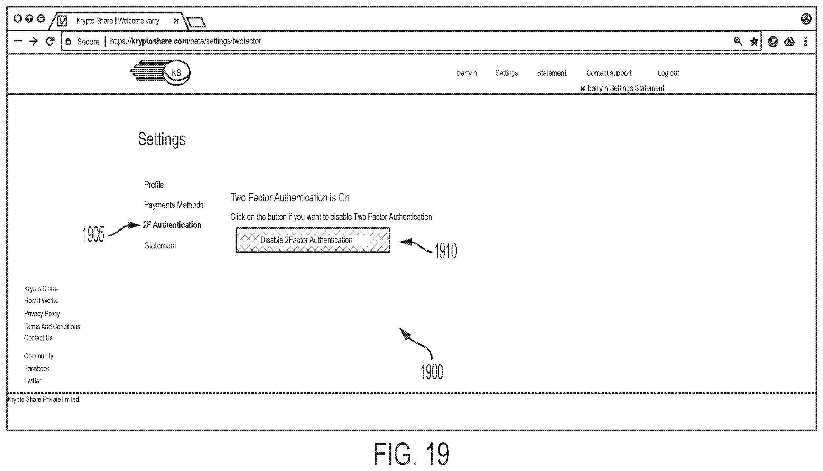 Patent US12147976 Figure 20 – Systems and methods for peer-to-peer transmission of digital assets