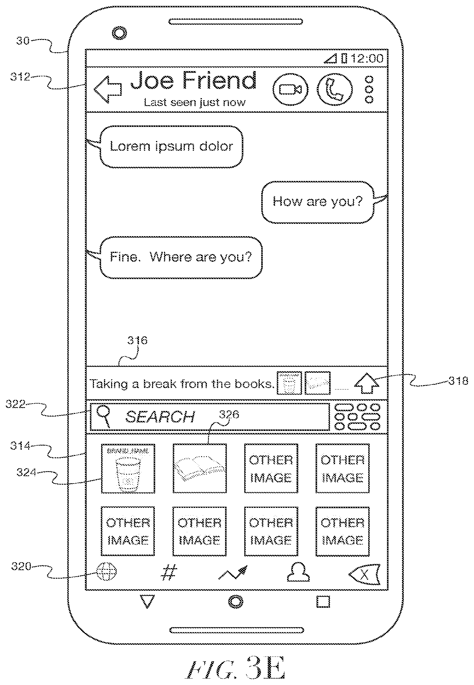 Patent US12147994 Figure 11 – Methods and systems for generating animated images for presentation by a dynamic keyboard interface
