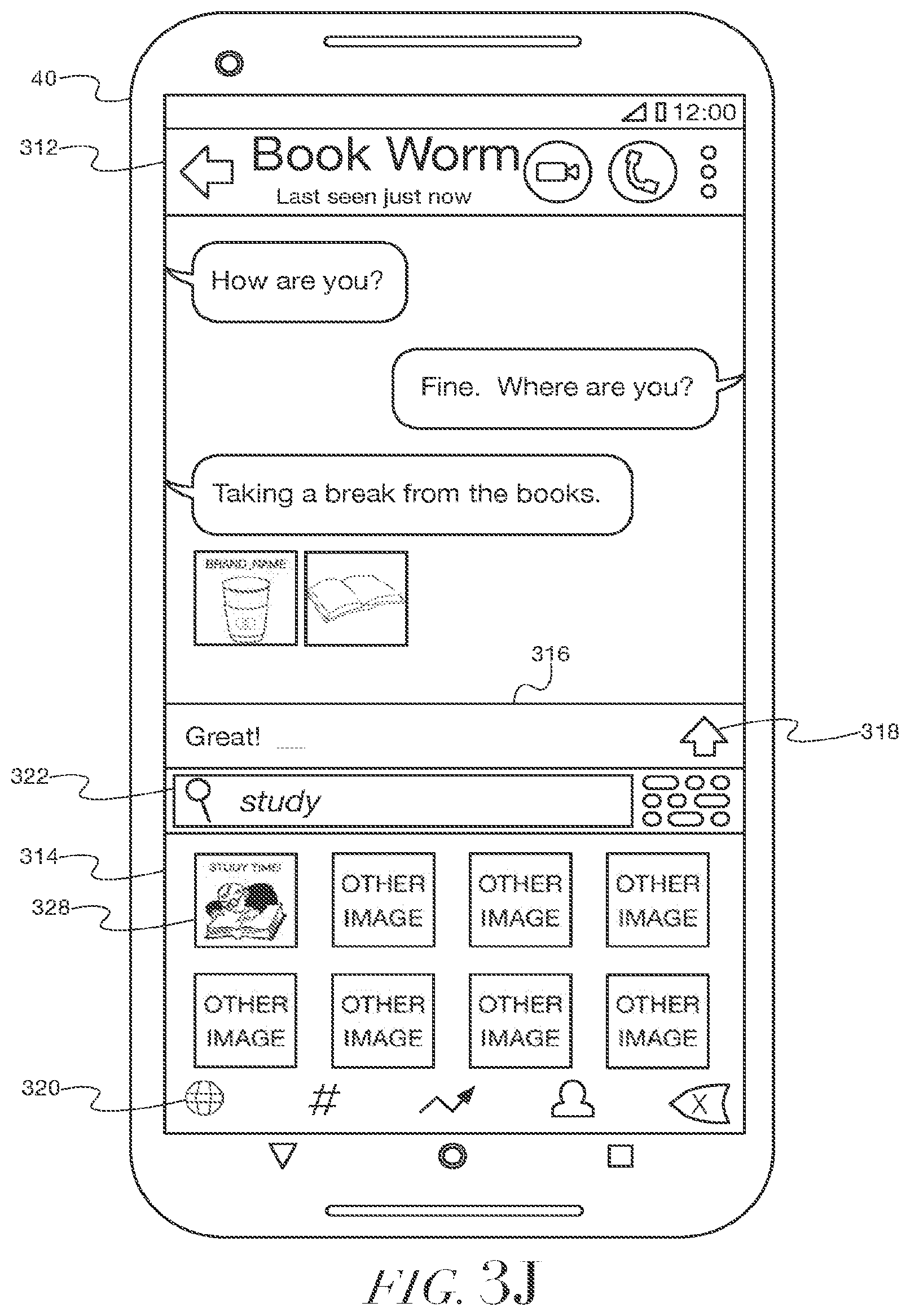 Patent US12147994 Figure 16 – Methods and systems for generating animated images for presentation by a dynamic keyboard interface
