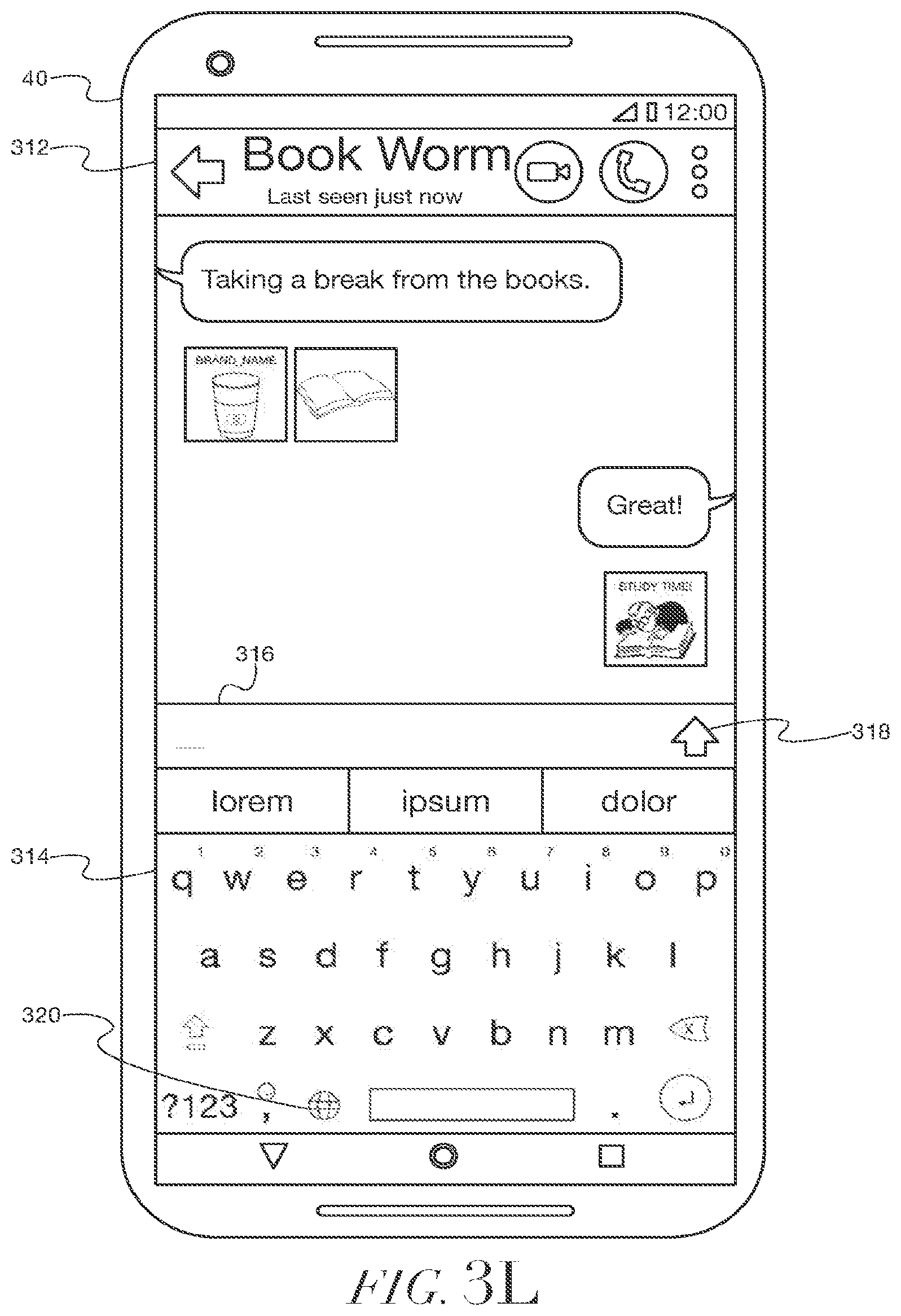 Patent US12147994 Figure 18 – Methods and systems for generating animated images for presentation by a dynamic keyboard interface
