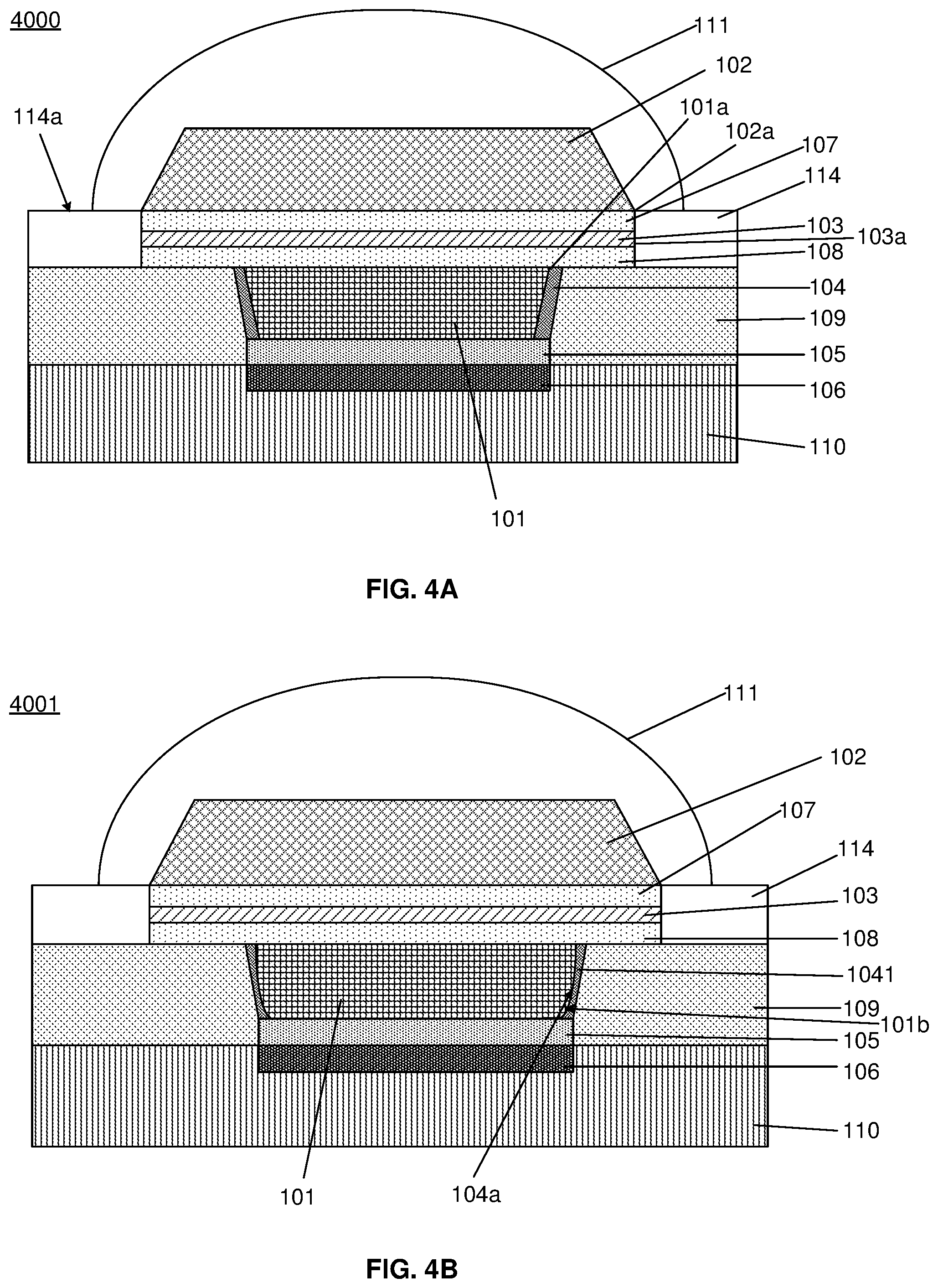 Patent US12155008 Figure 7 – Micro-LED structure and micro-LED chip including same