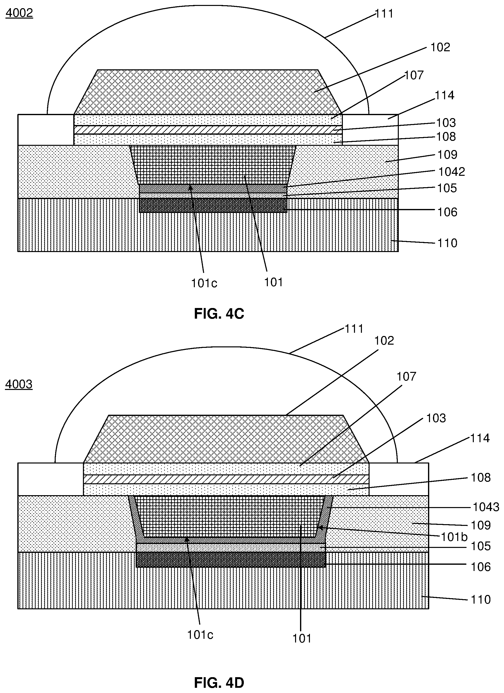 Patent US12155008 Figure 8 – Micro-LED structure and micro-LED chip including same