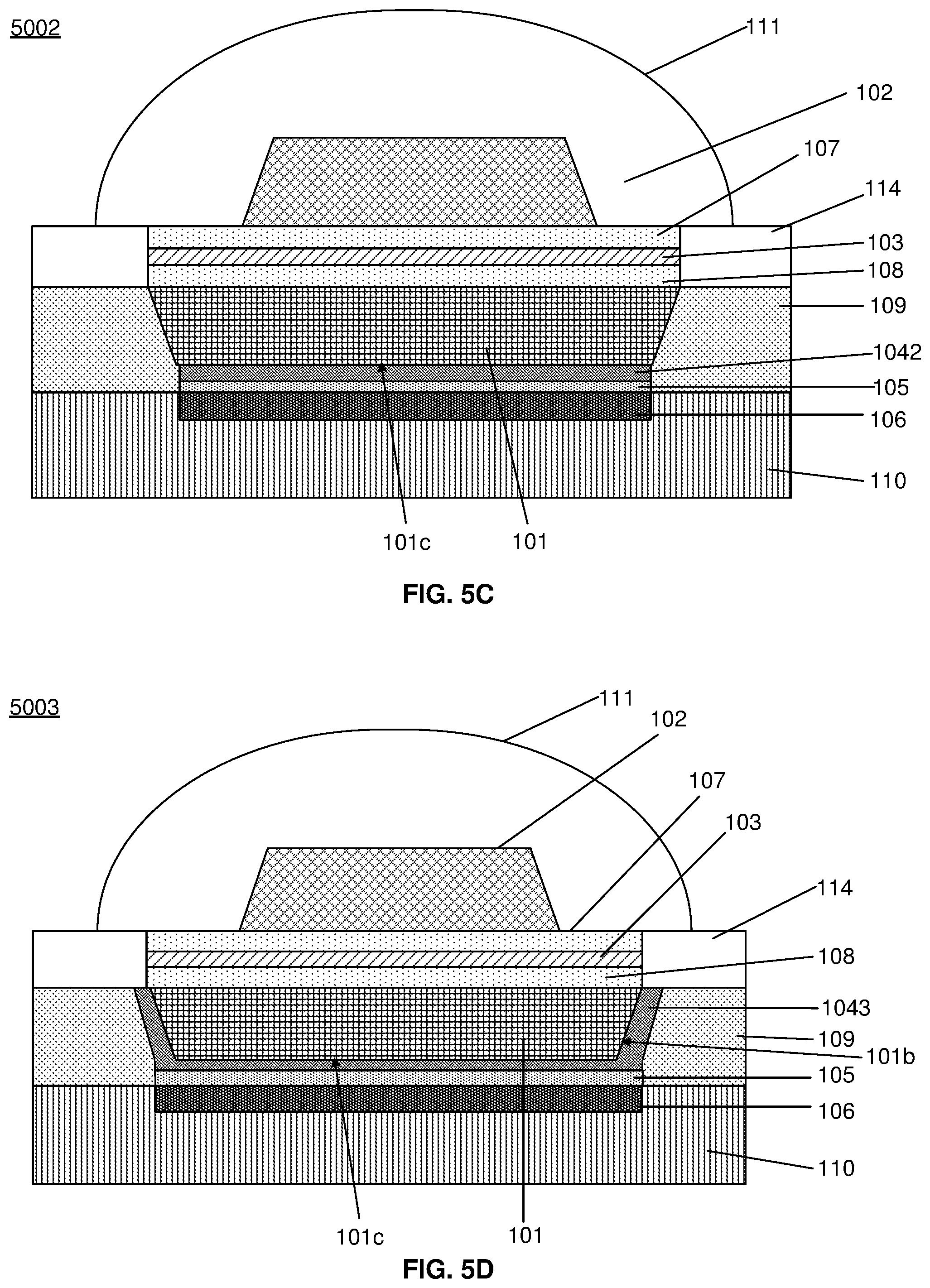 Patent US12155008 Figure 10 – Micro-LED structure and micro-LED chip including same