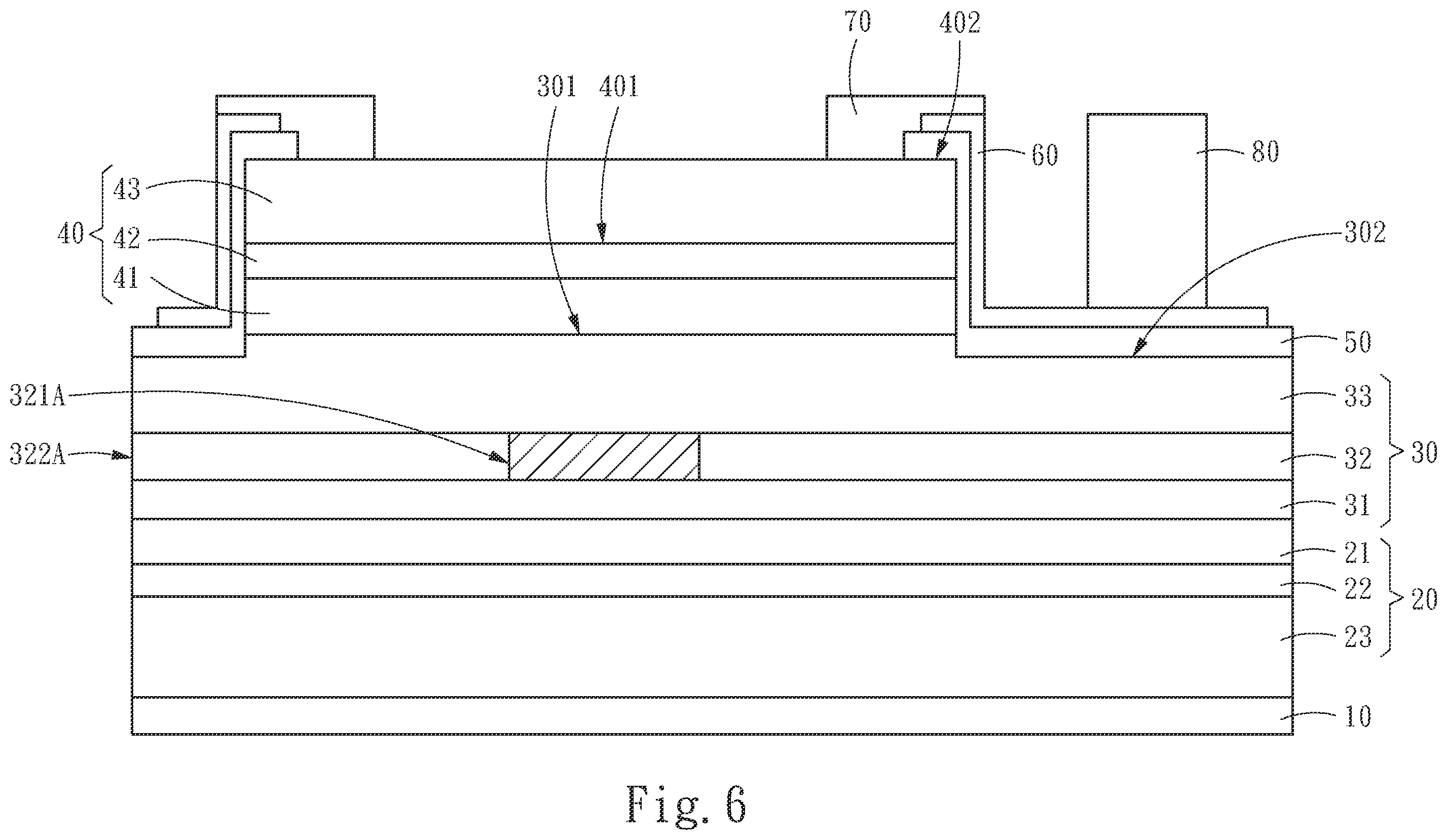 Patent US12155010 Figure 8 – Small-size vertical-type light emitting diode chip with high luminous in central region