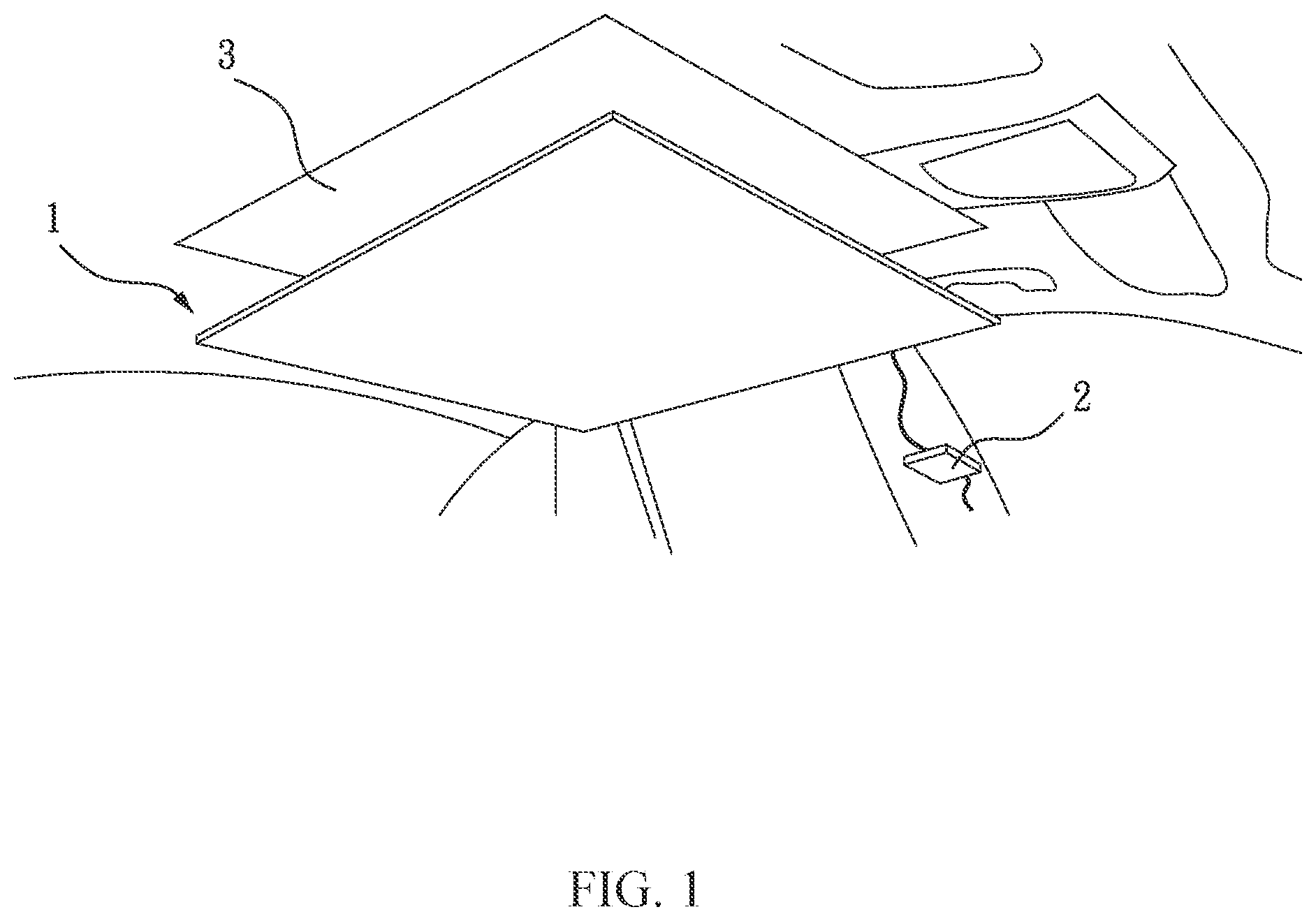 Patent US12155014 Figure 1 – Light-emitting apparatus for automobile sunroof