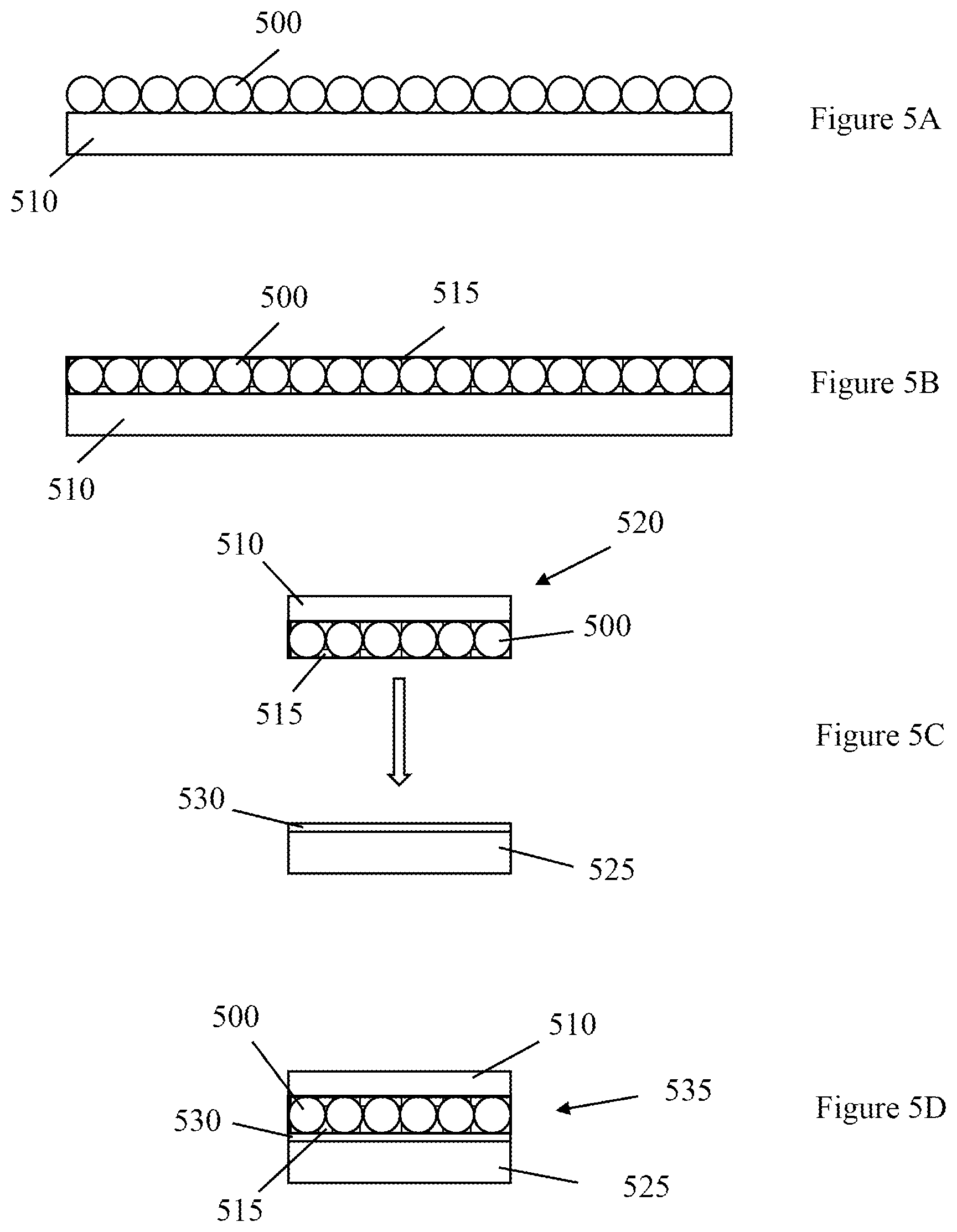 Patent US12155015 Figure 4 – Thin compact wavelength converting structure for pcLED