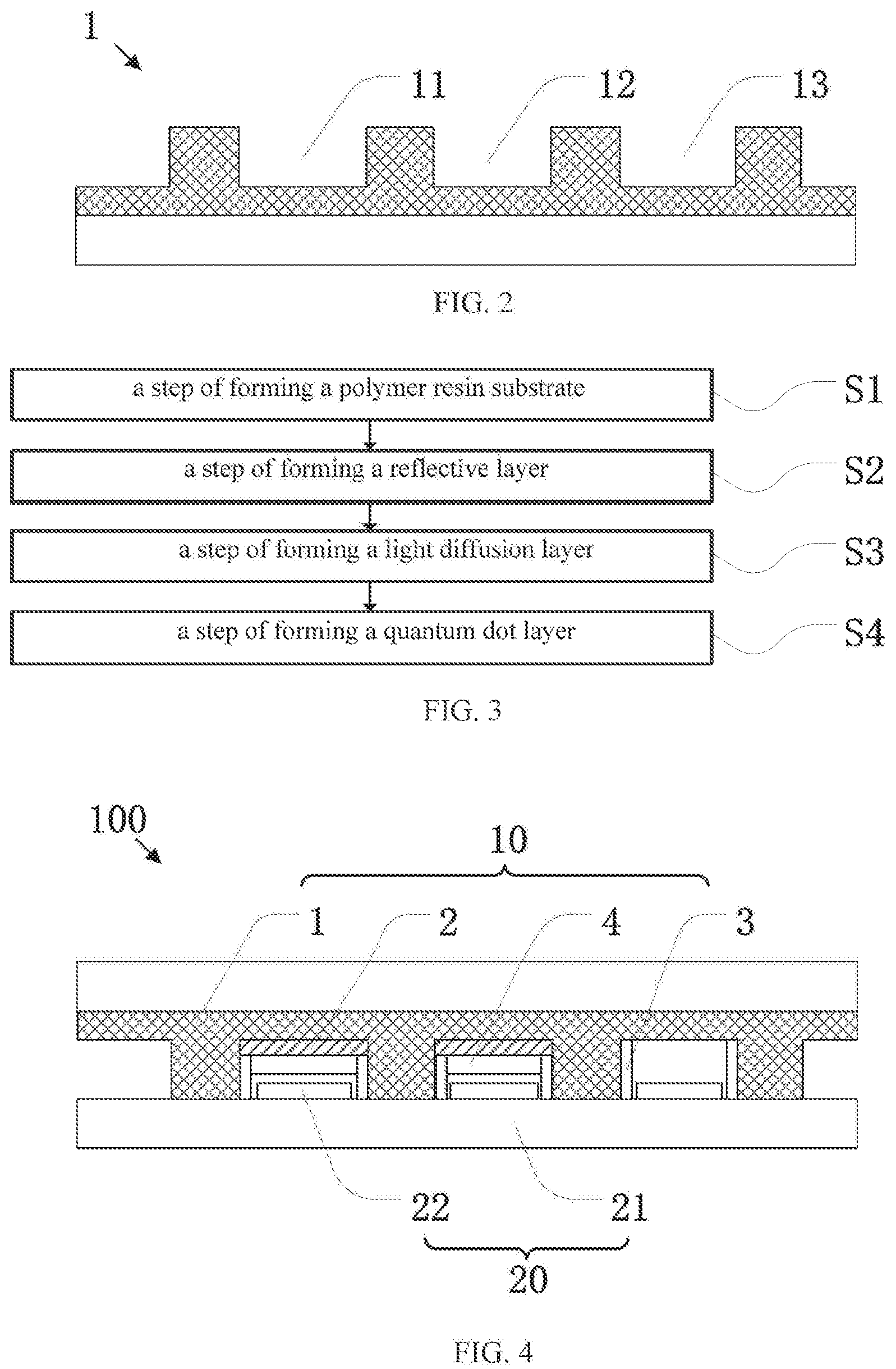 Patent US12155016 Figure 2 – Flexible color filter and manufacturing method thereof, full-color micro light-emitting diode device