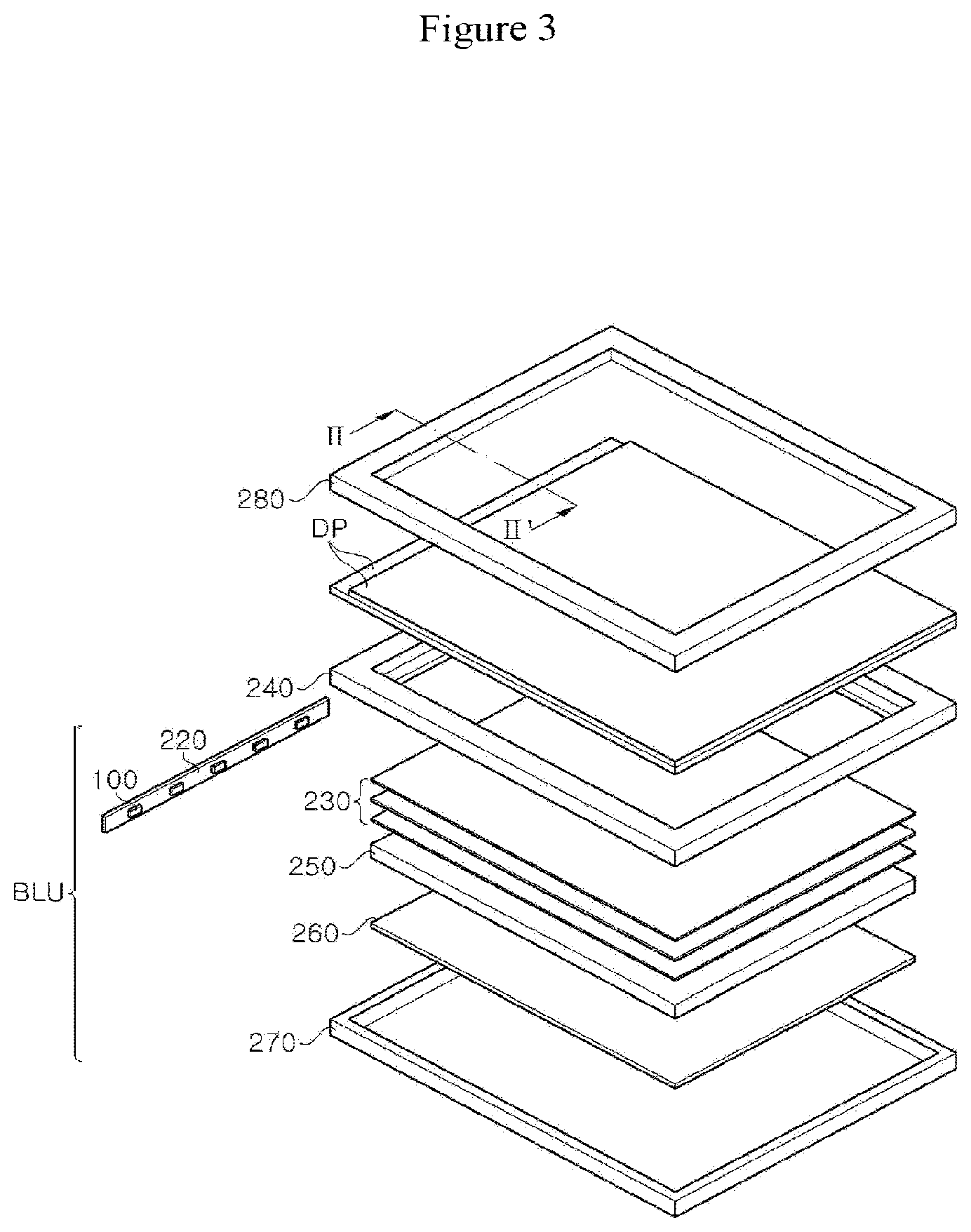 Patent US12155017 Figure 3 – Light source module and backlight unit having the same